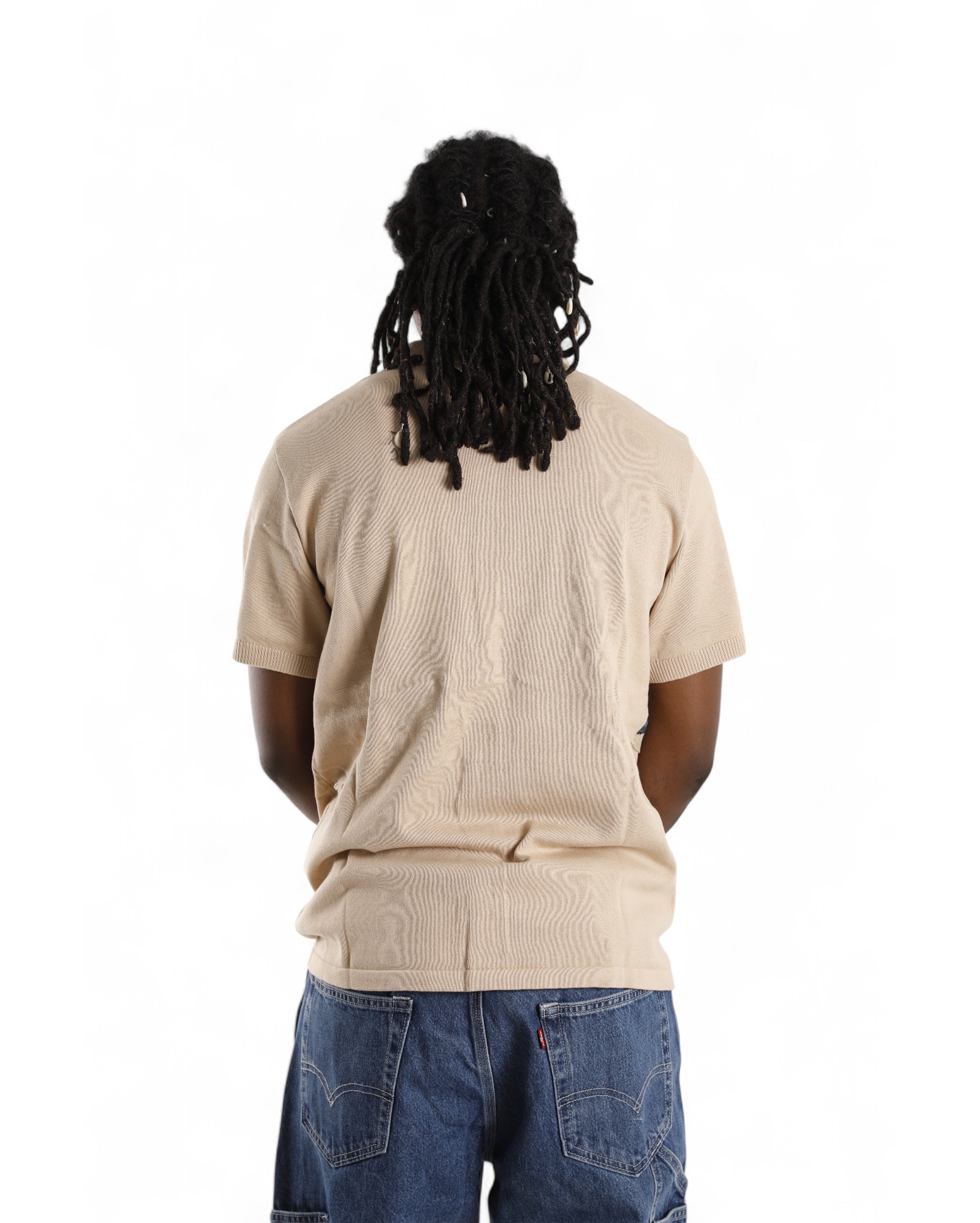 Ete Knit Polo Beige