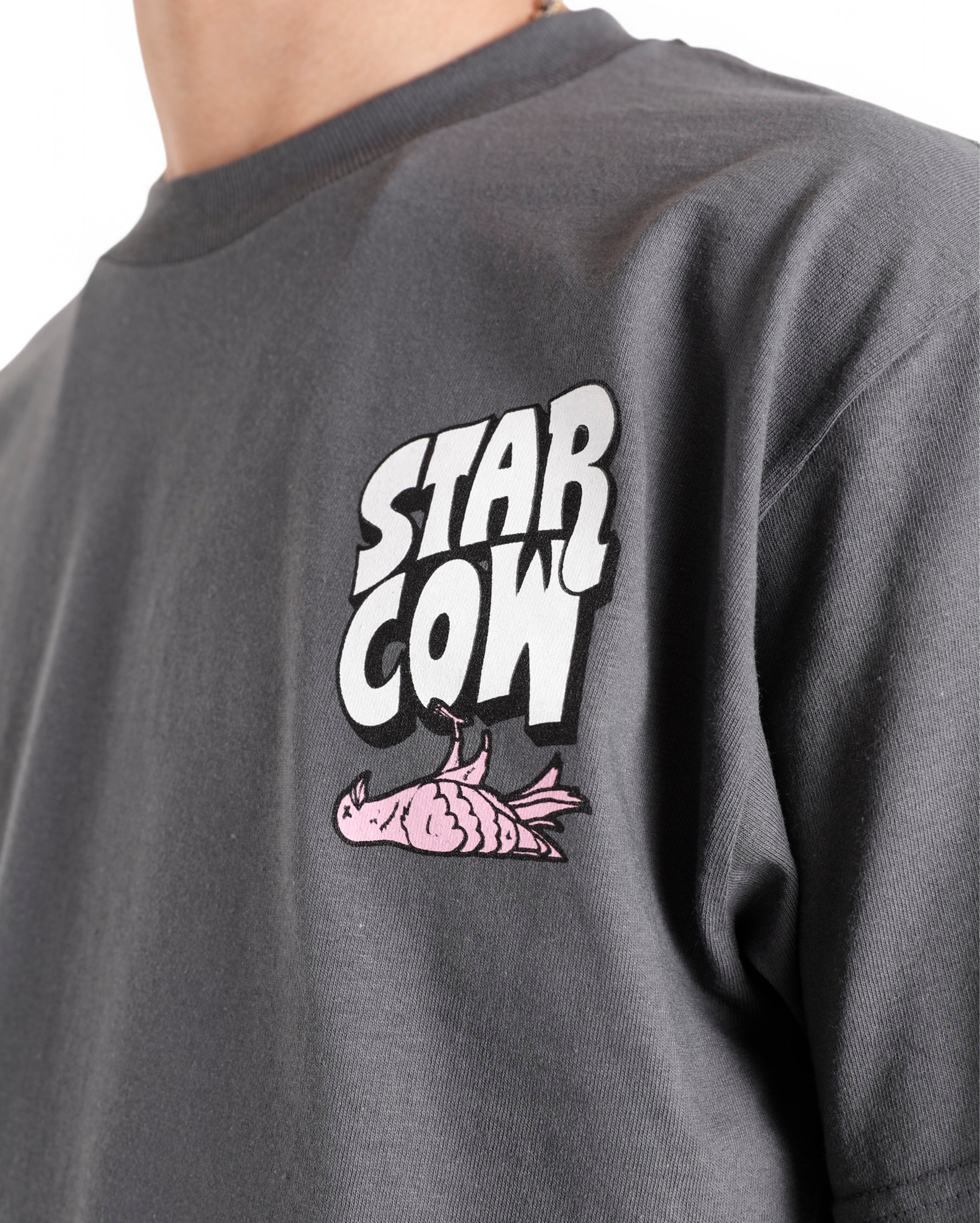 T-shirt Greetings Dark Grey - Starcowparis