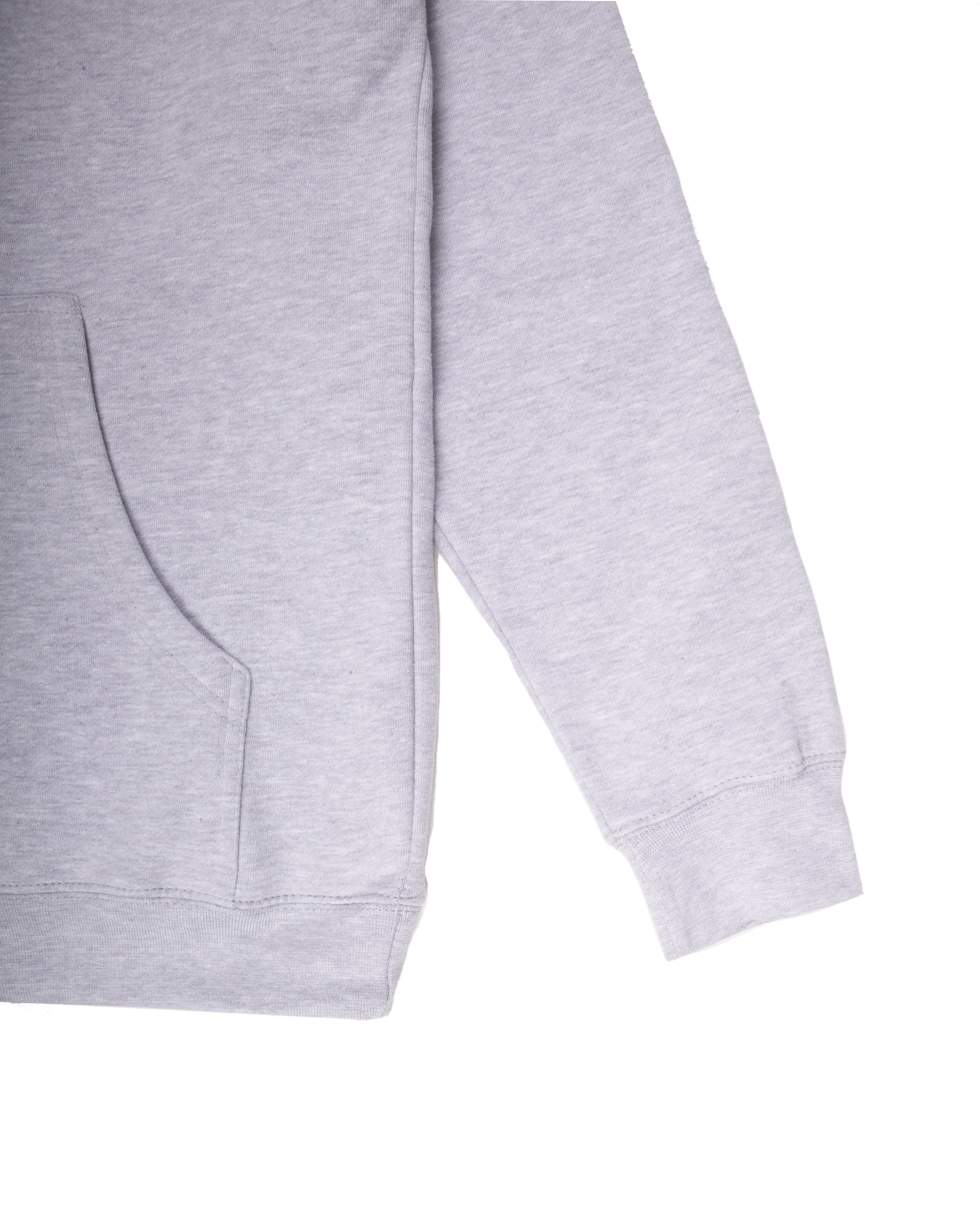 Big Ben Text Logo Hoodie Heather Grey - Starcowparis