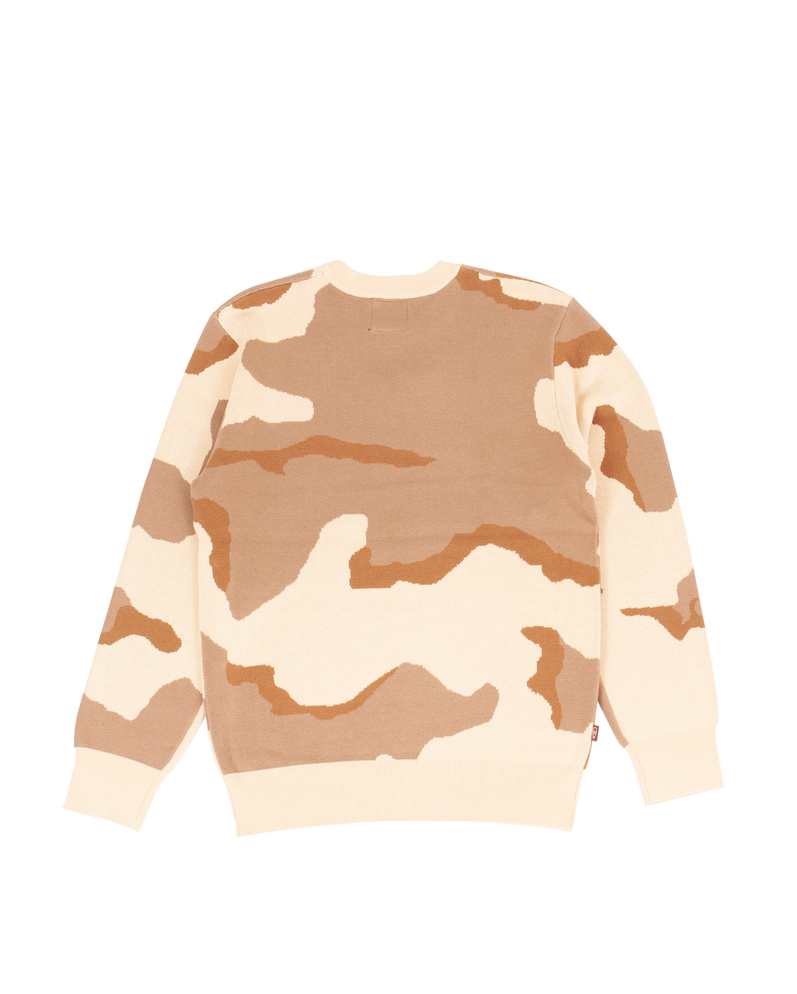 Desert Camo Crewneck Sweater Tan