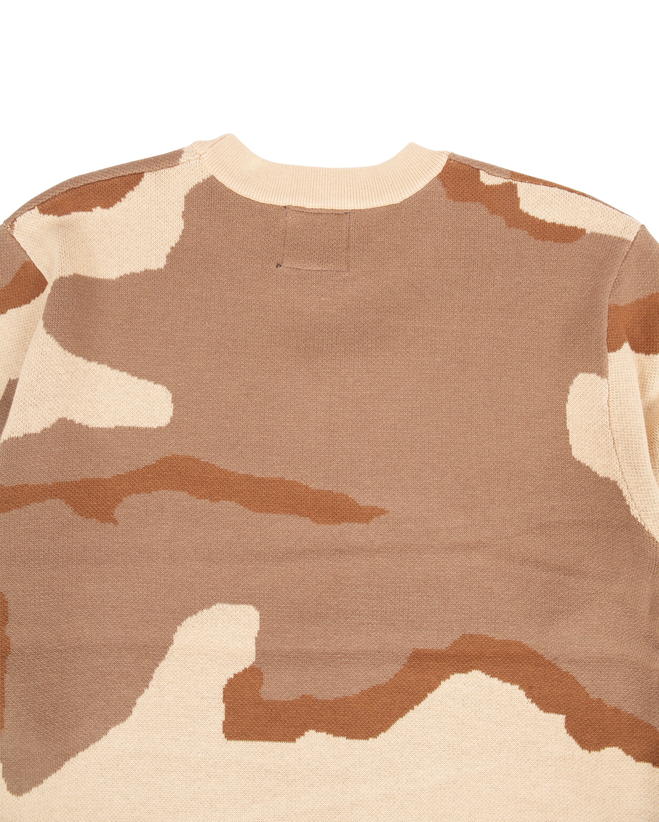 Desert Camo Crewneck Sweater Tan