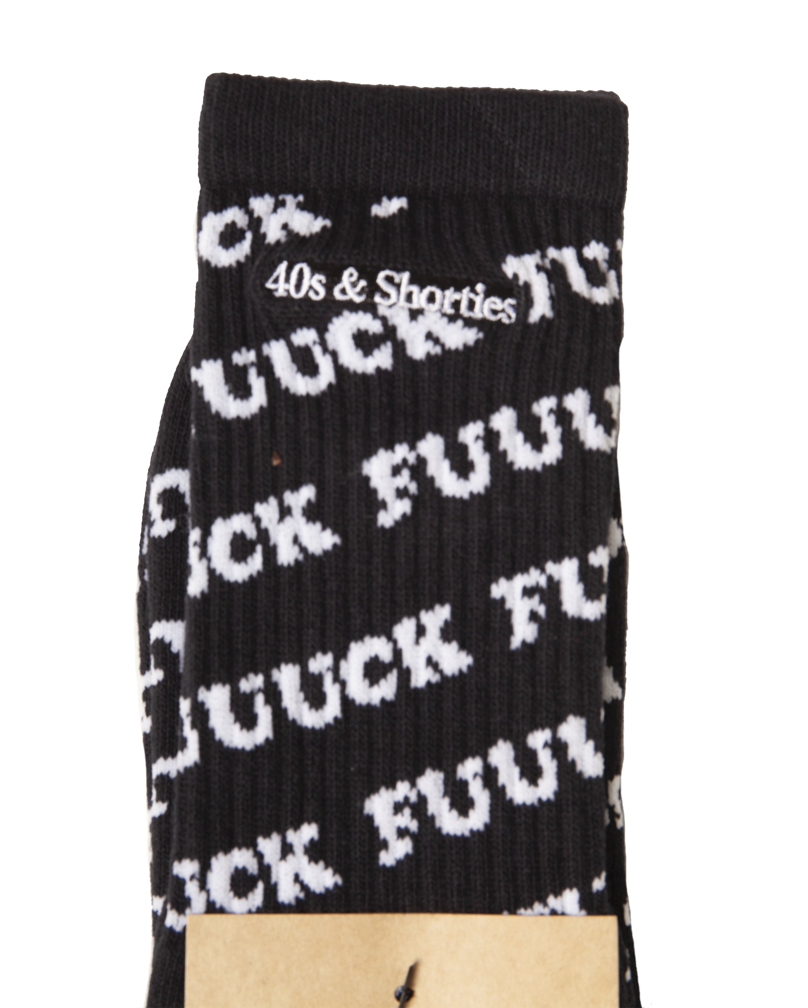 Fuuuck Socks Black