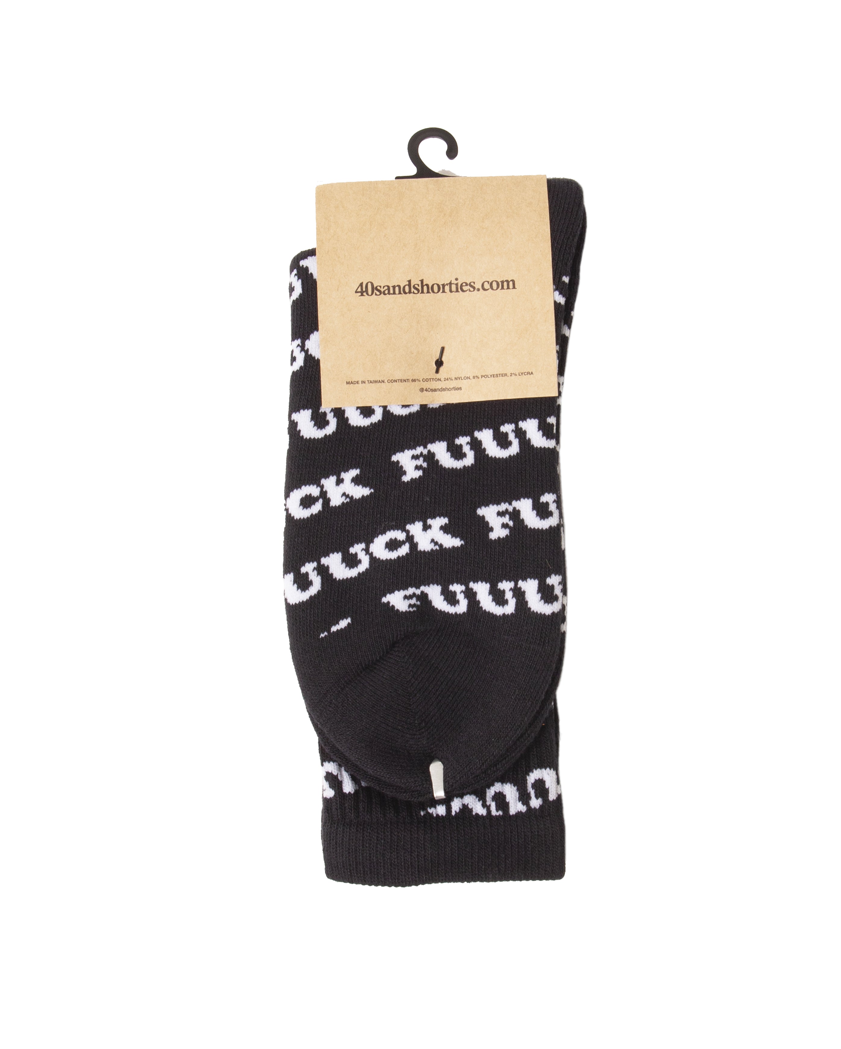 Fuuuck Socks Black