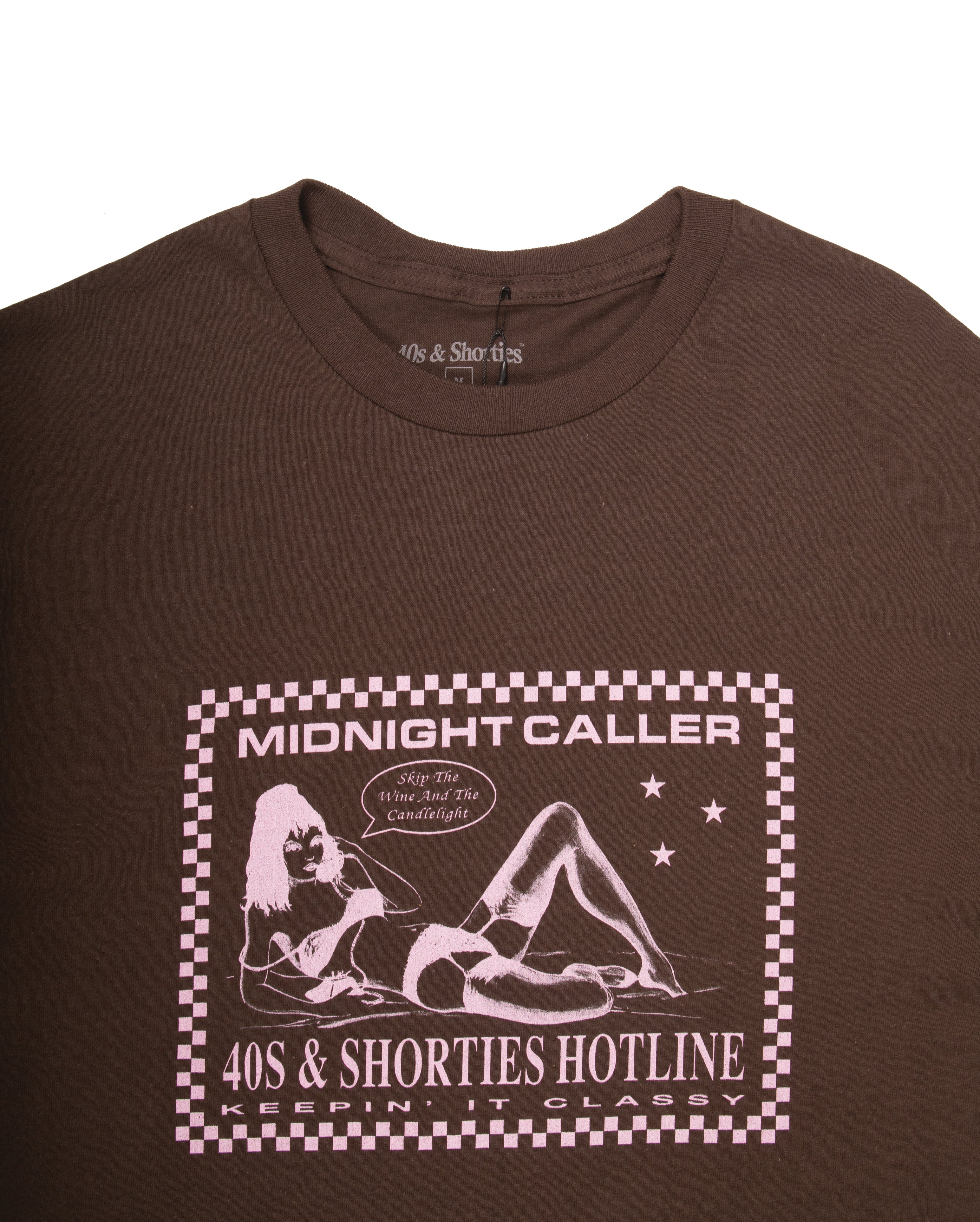 Midnight Caller Tee Brown