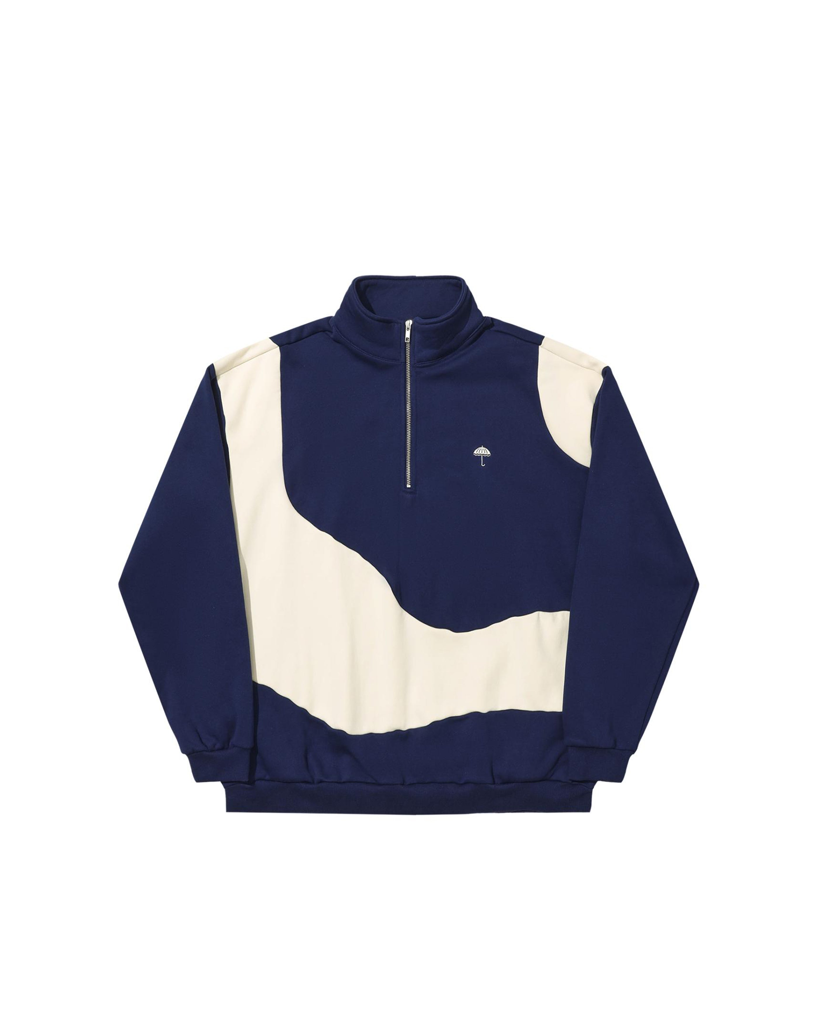 Hélas-Forma Quarter Zip Navy Beige-Starcowparis