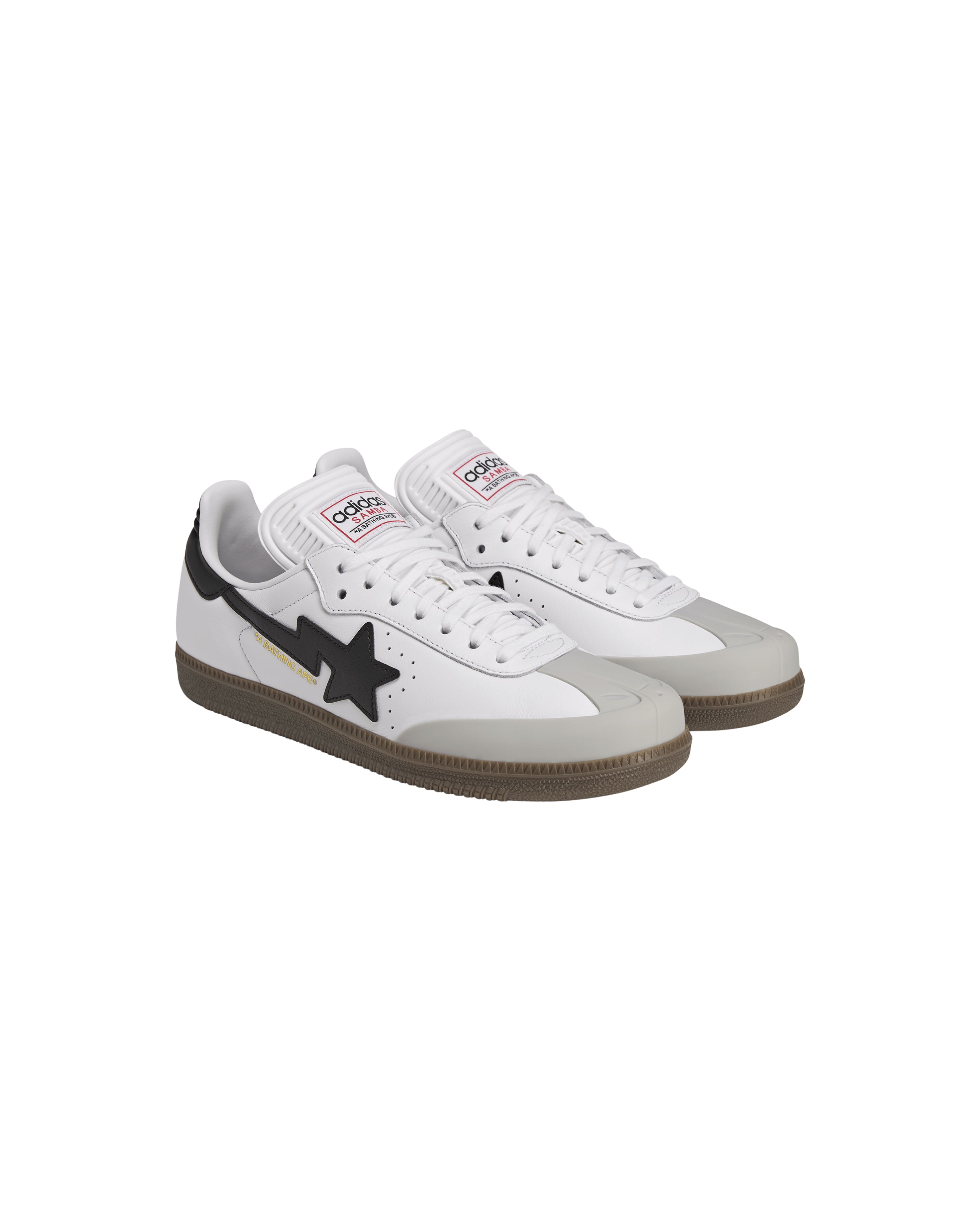 x Bape Samba White
