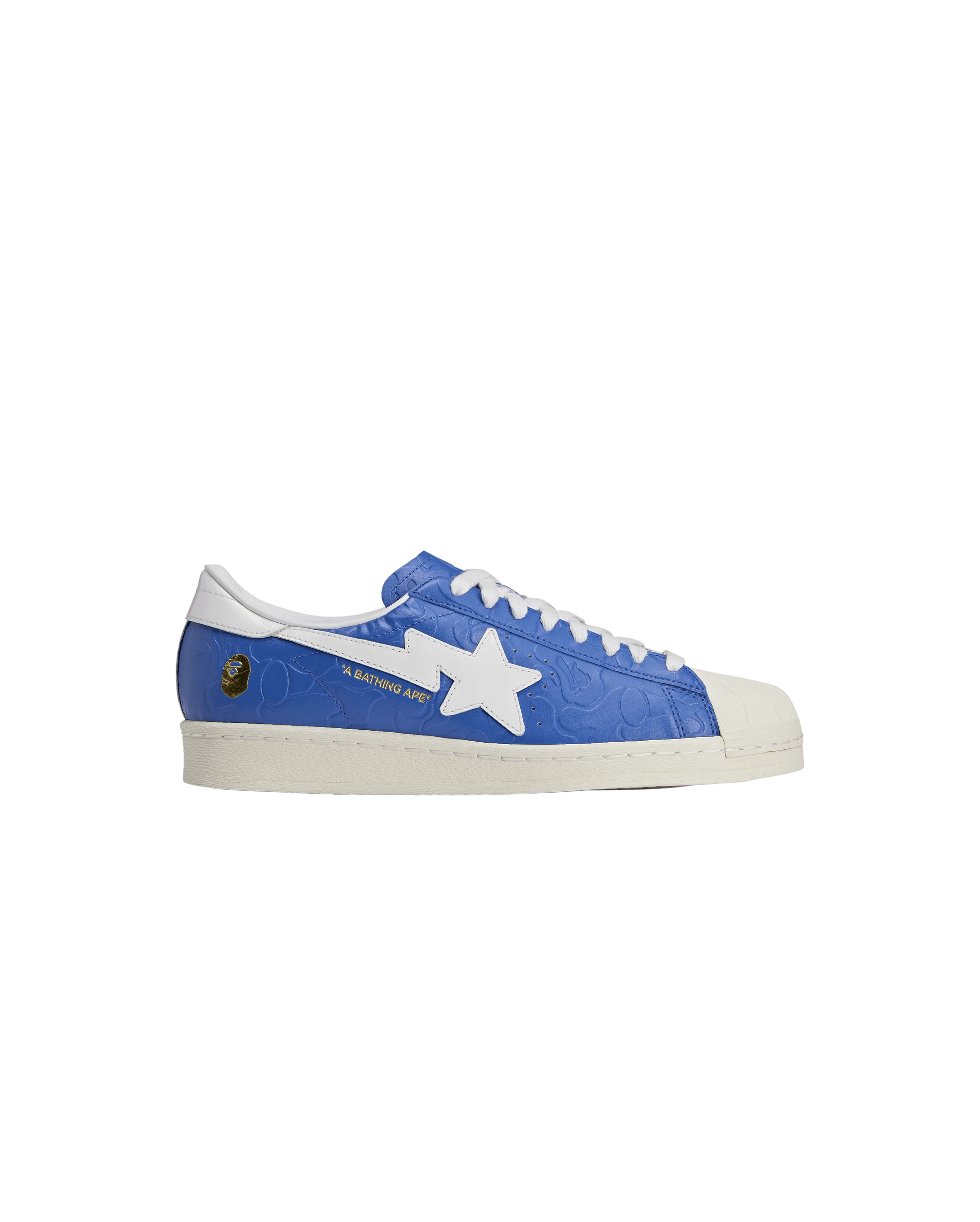 x Bape Superstar Vintage Blue White