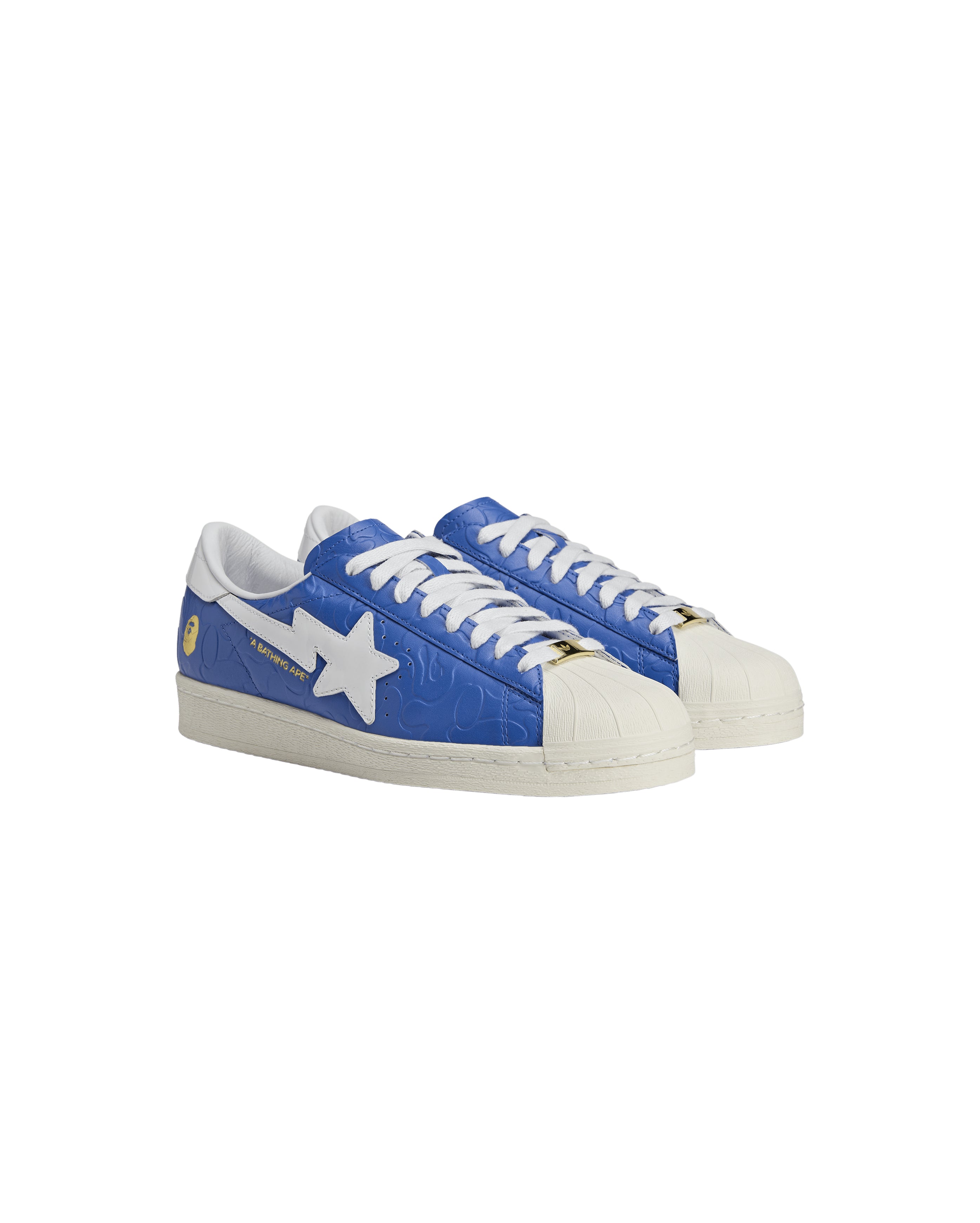 x Bape Superstar Vintage Blue White