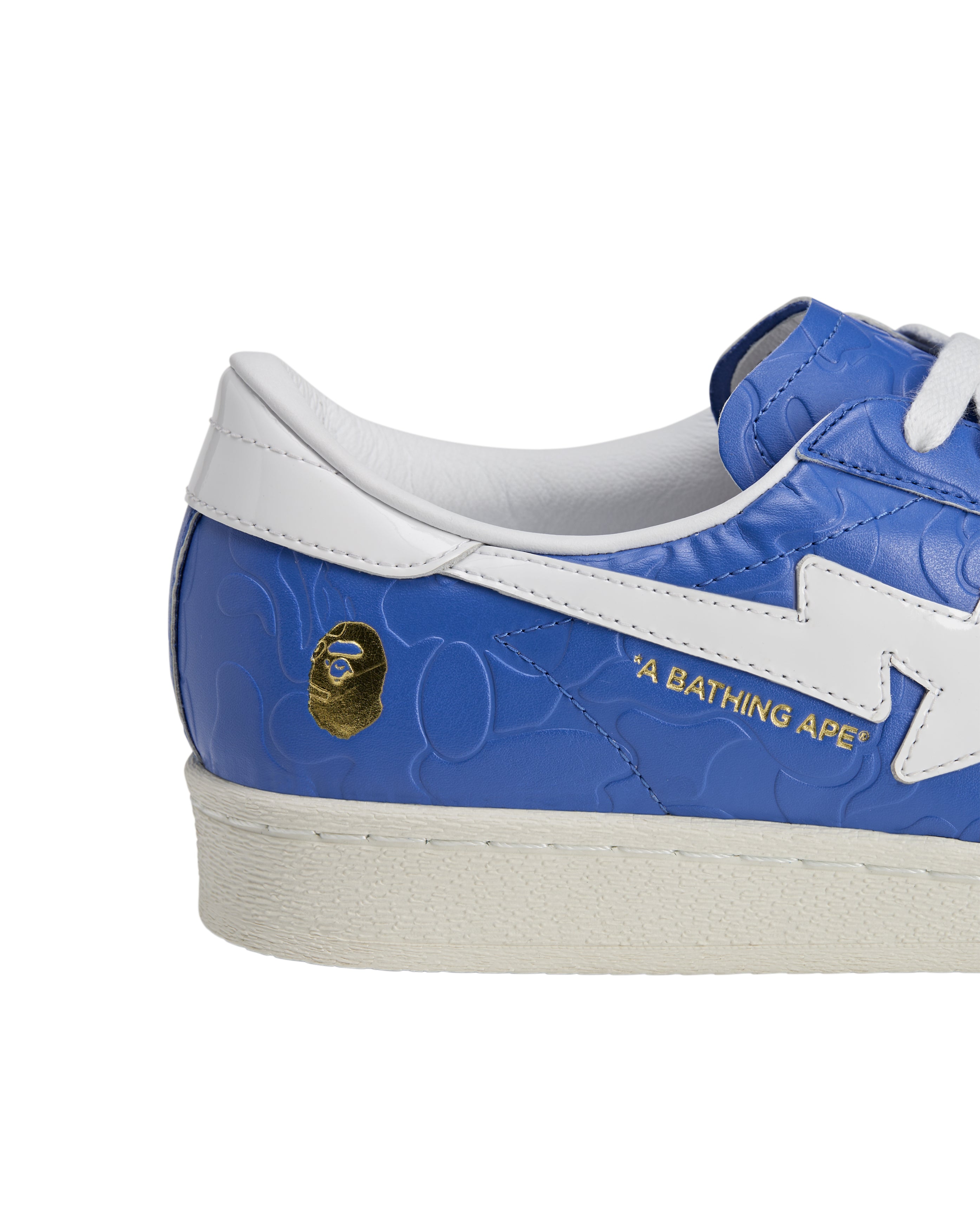 x Bape Superstar Vintage Blue White