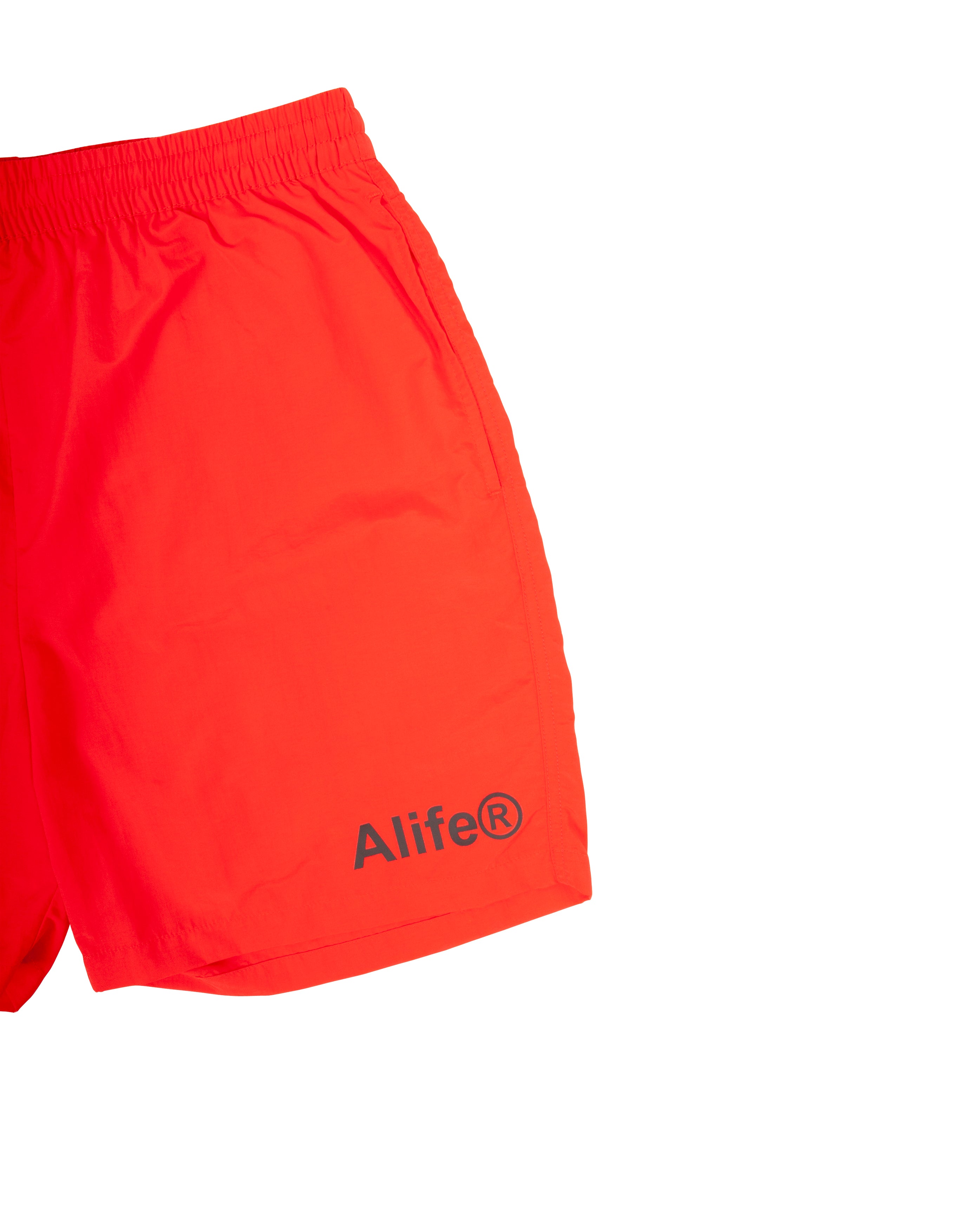 Basic Nylon Shorts Red OUTLET - Starcowparis