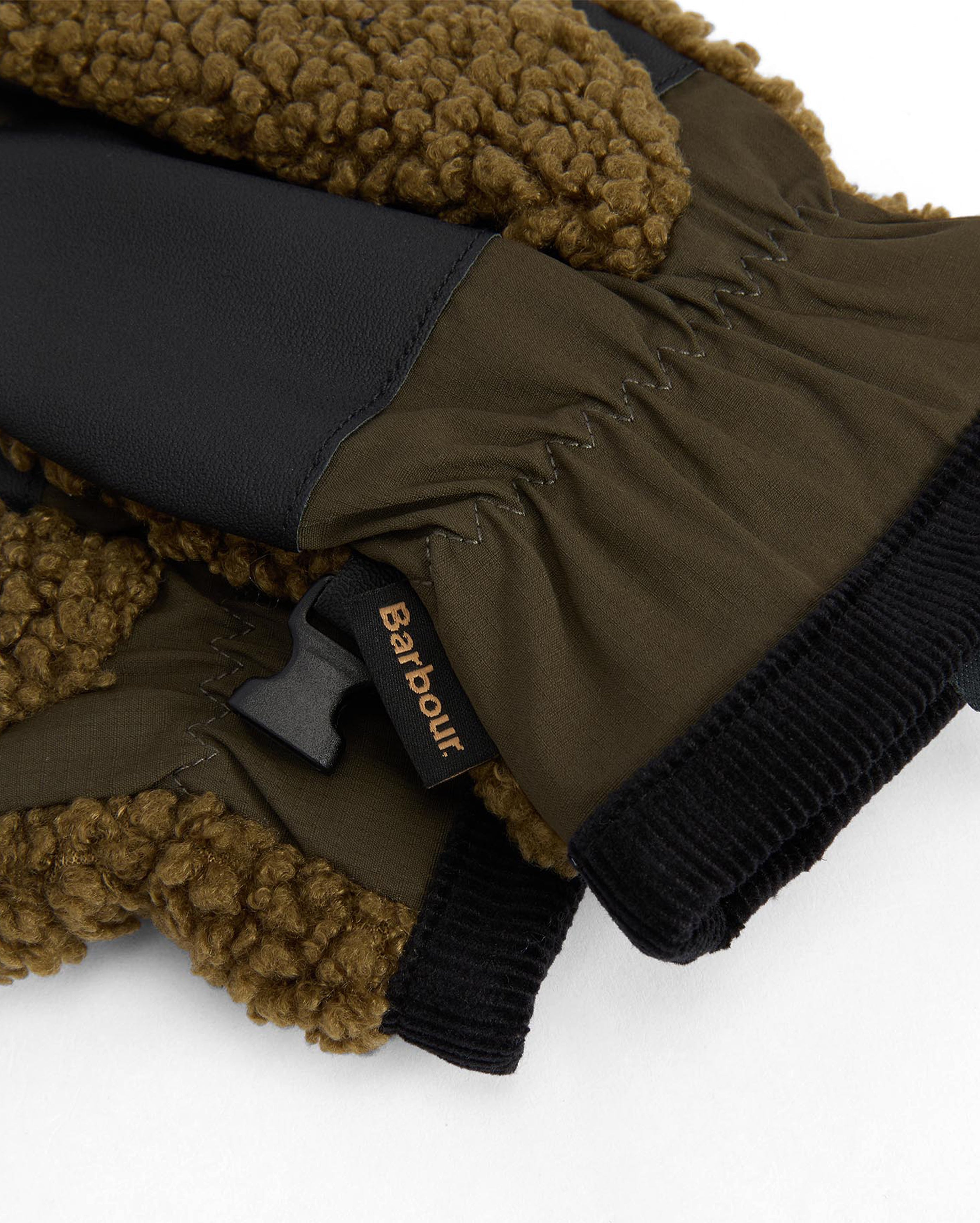 Field Fleece Gloves Light Sage Black - Starcowparis - 3