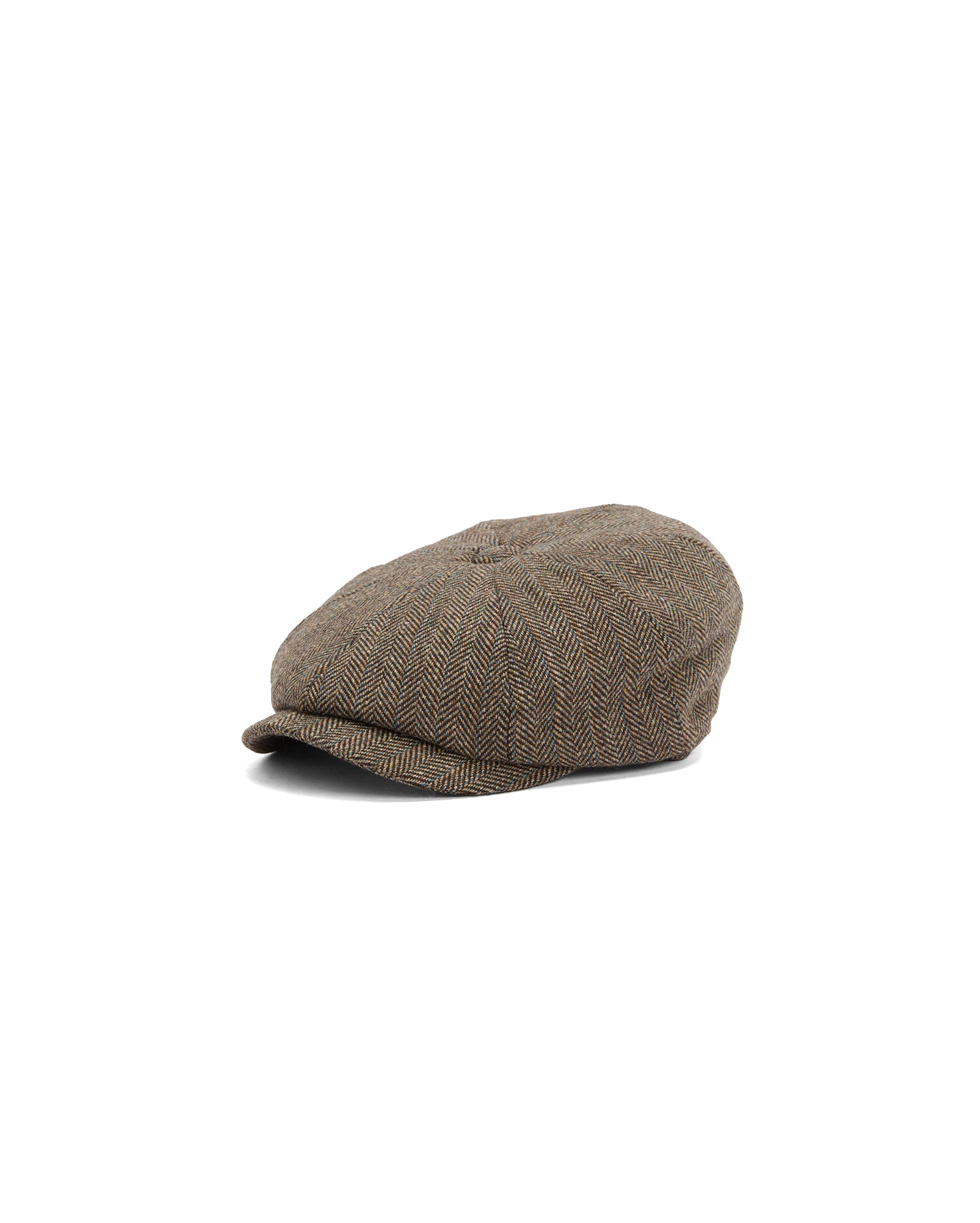 Fyne Tweed Baker Boy Cap Brown