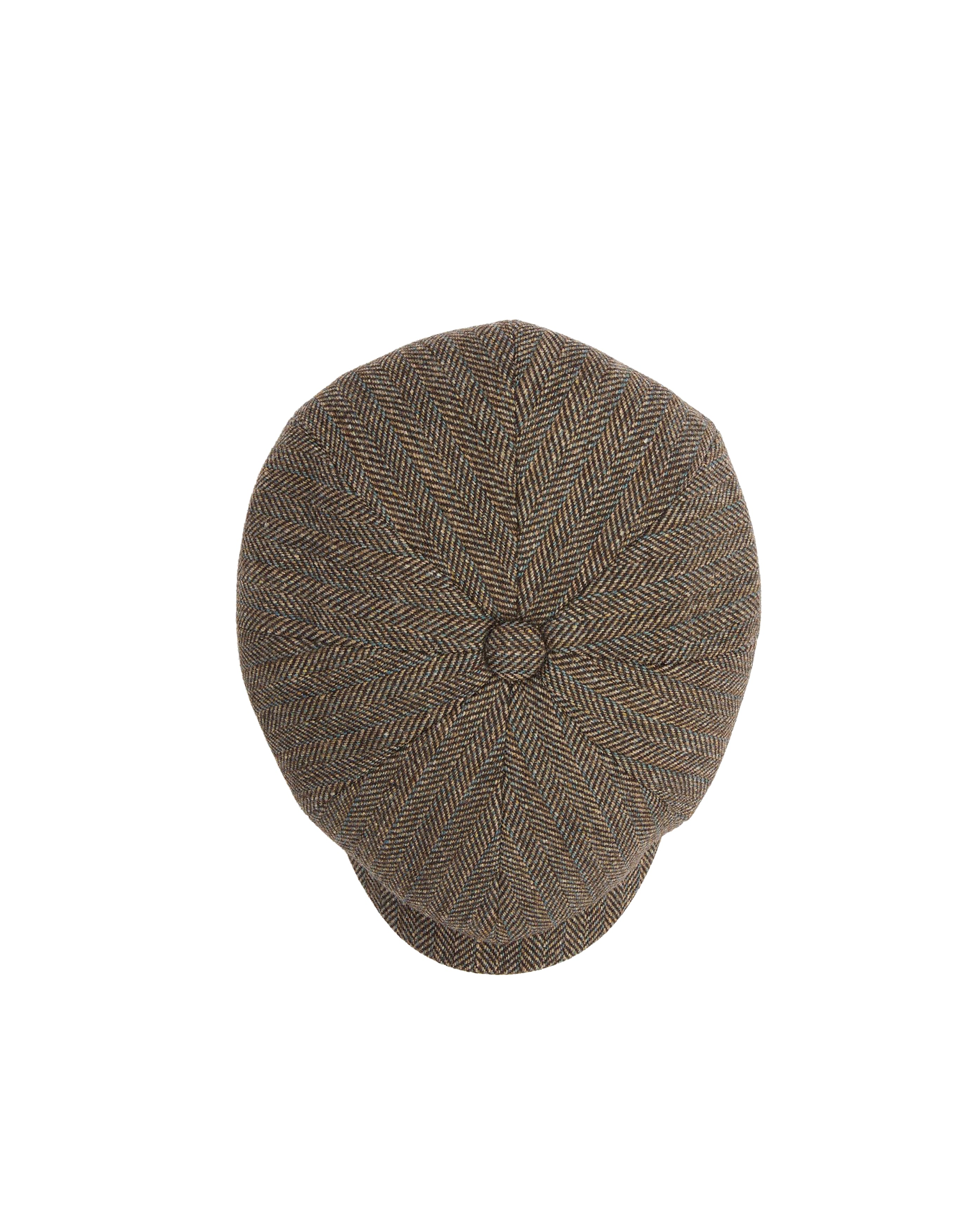 Fyne Tweed Baker Boy Cap Brown