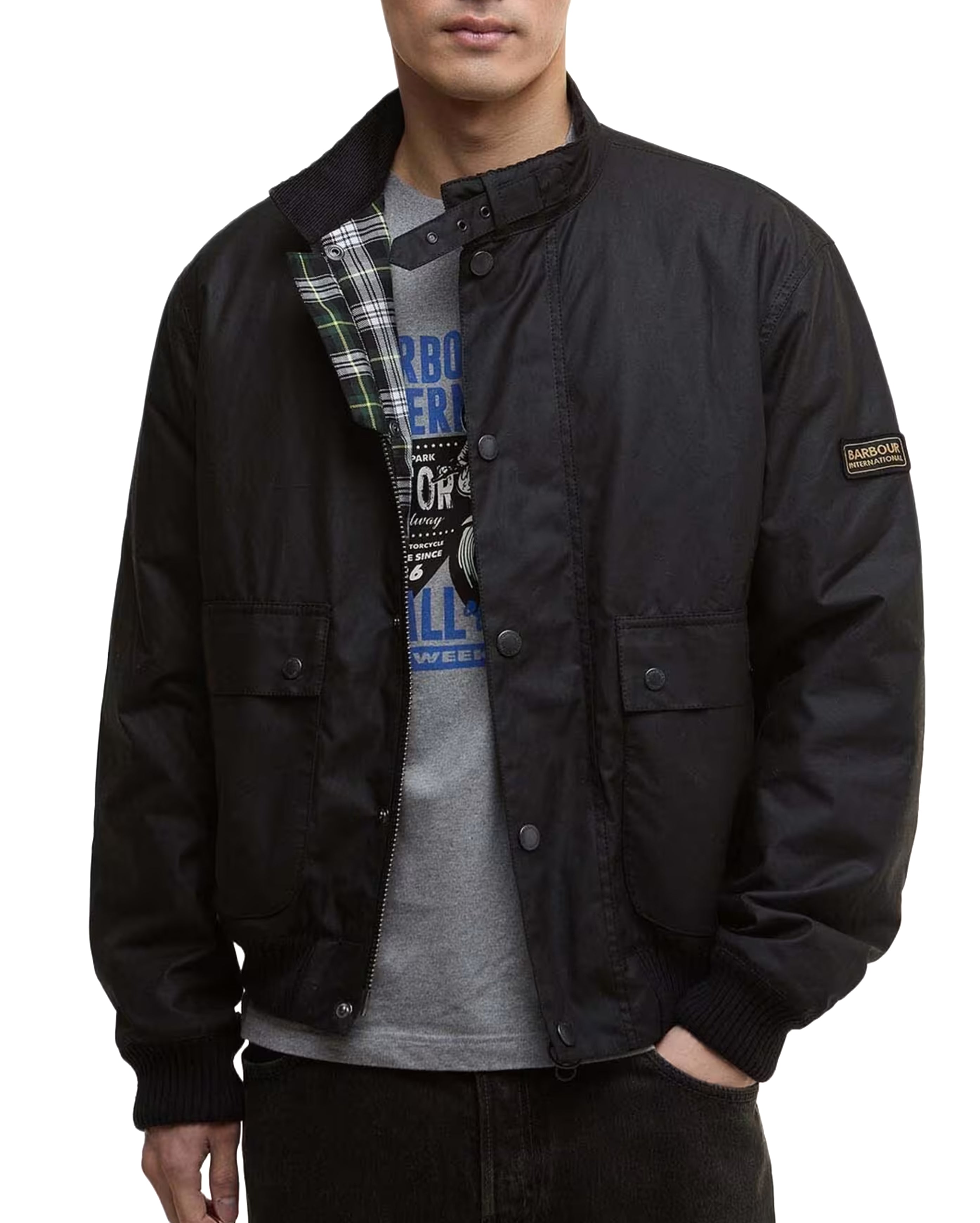 International Traction Wax Jacket Black