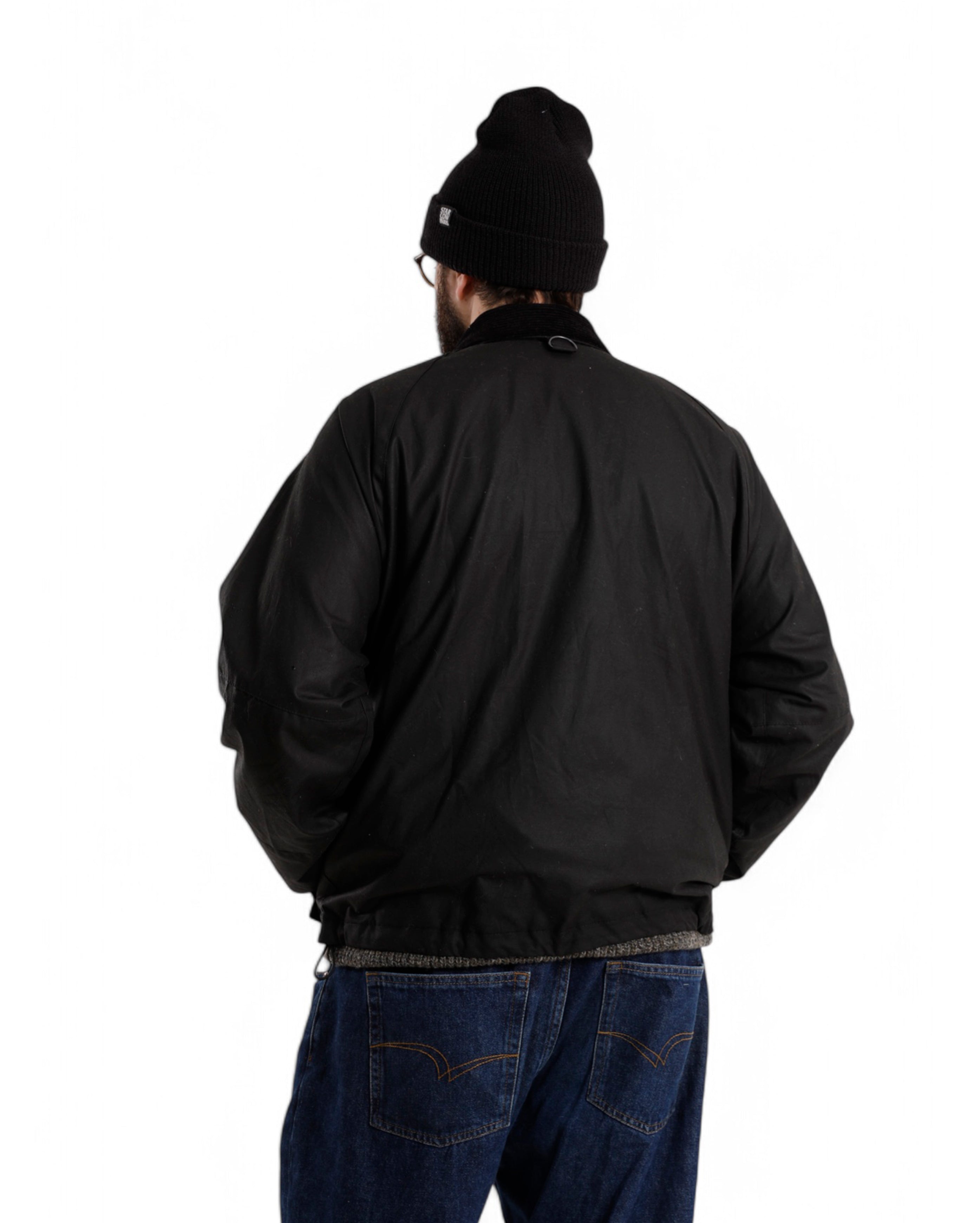 Modified Dryfly Wax Jacket Black - Starcowparis