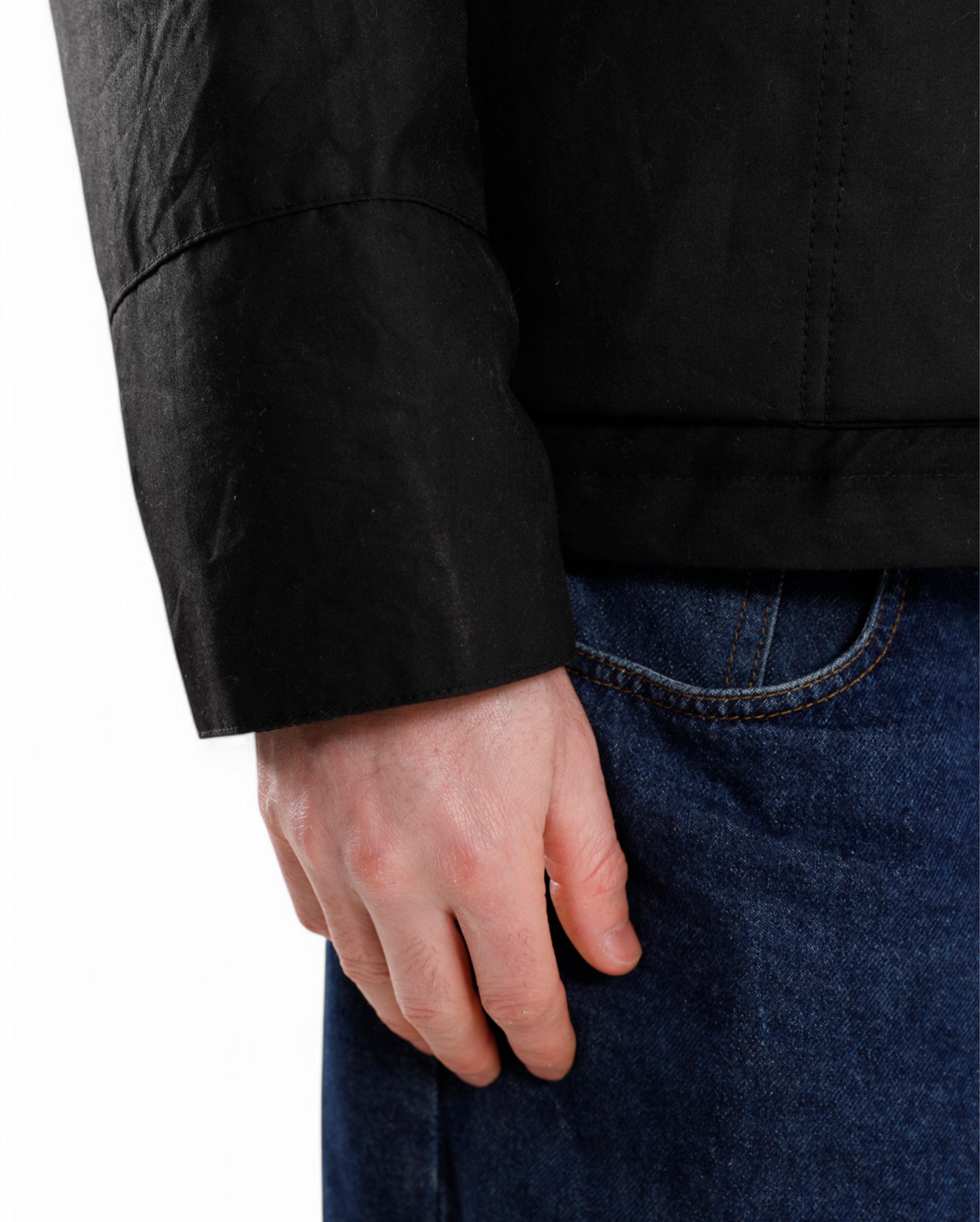 Modified Dryfly Wax Jacket Black - Starcowparis