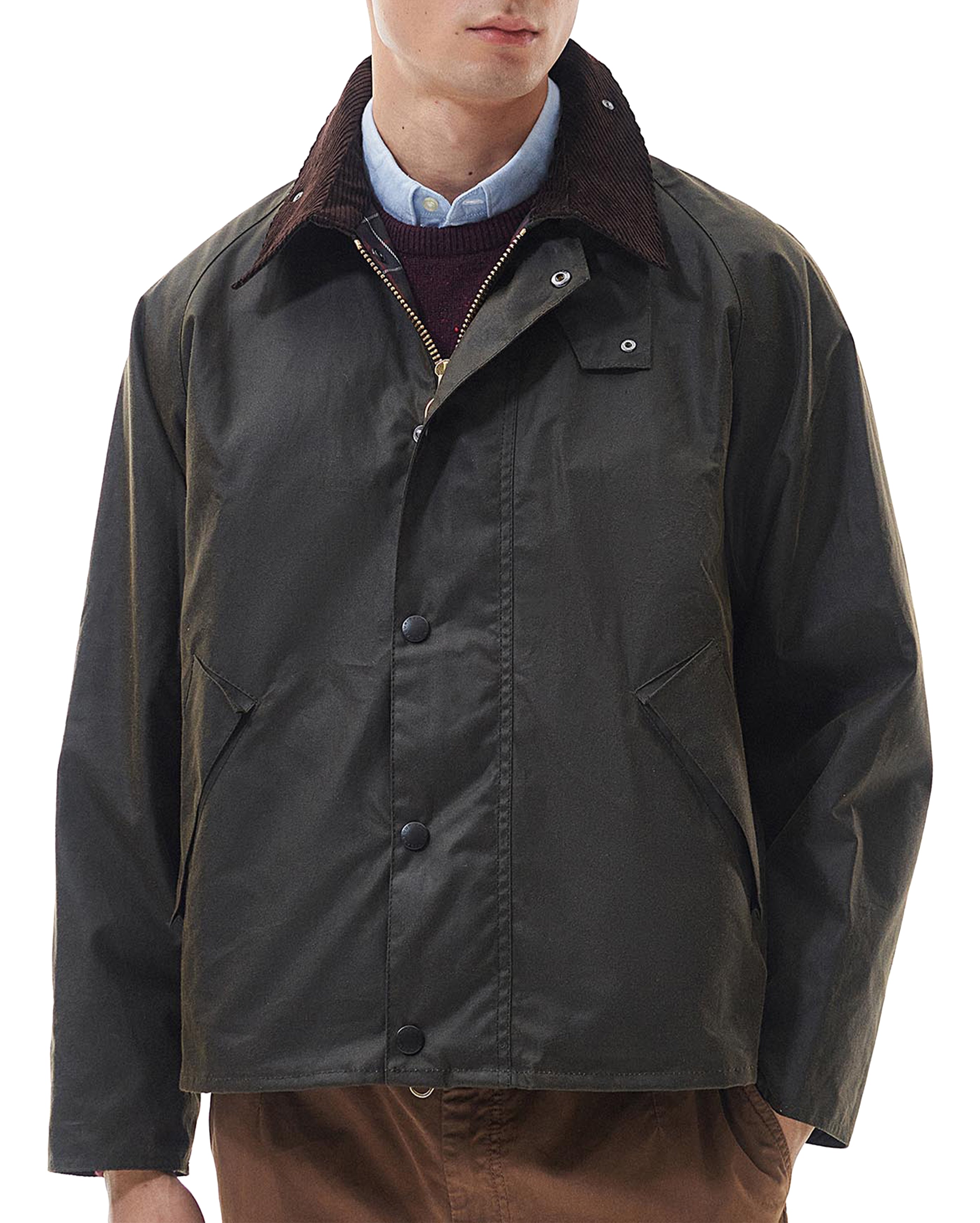 OS Transport Wax Jacket Washed Cobalt