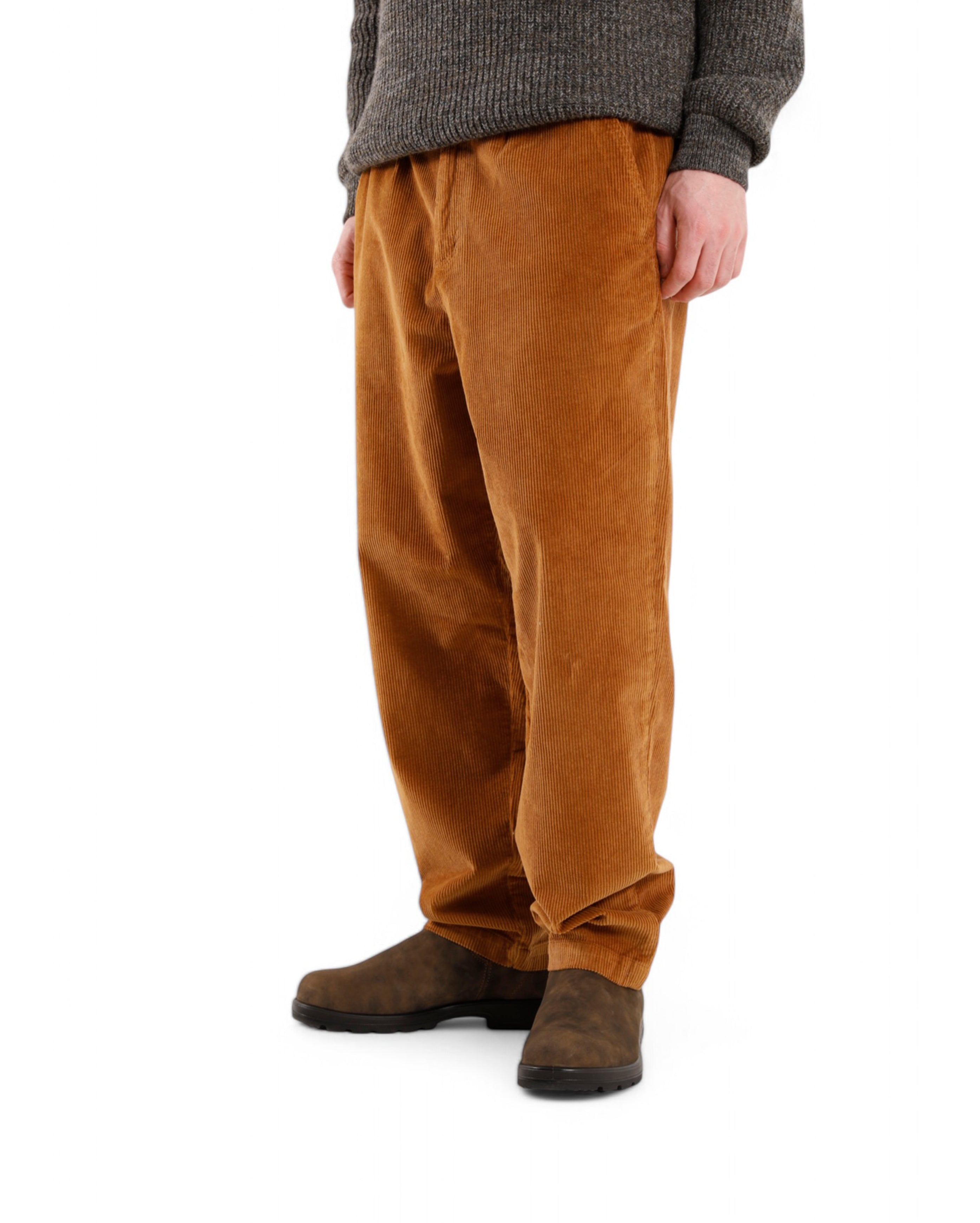 Stretch Cord Relaxed Fit Trouser Dark Honey - Starcowparis