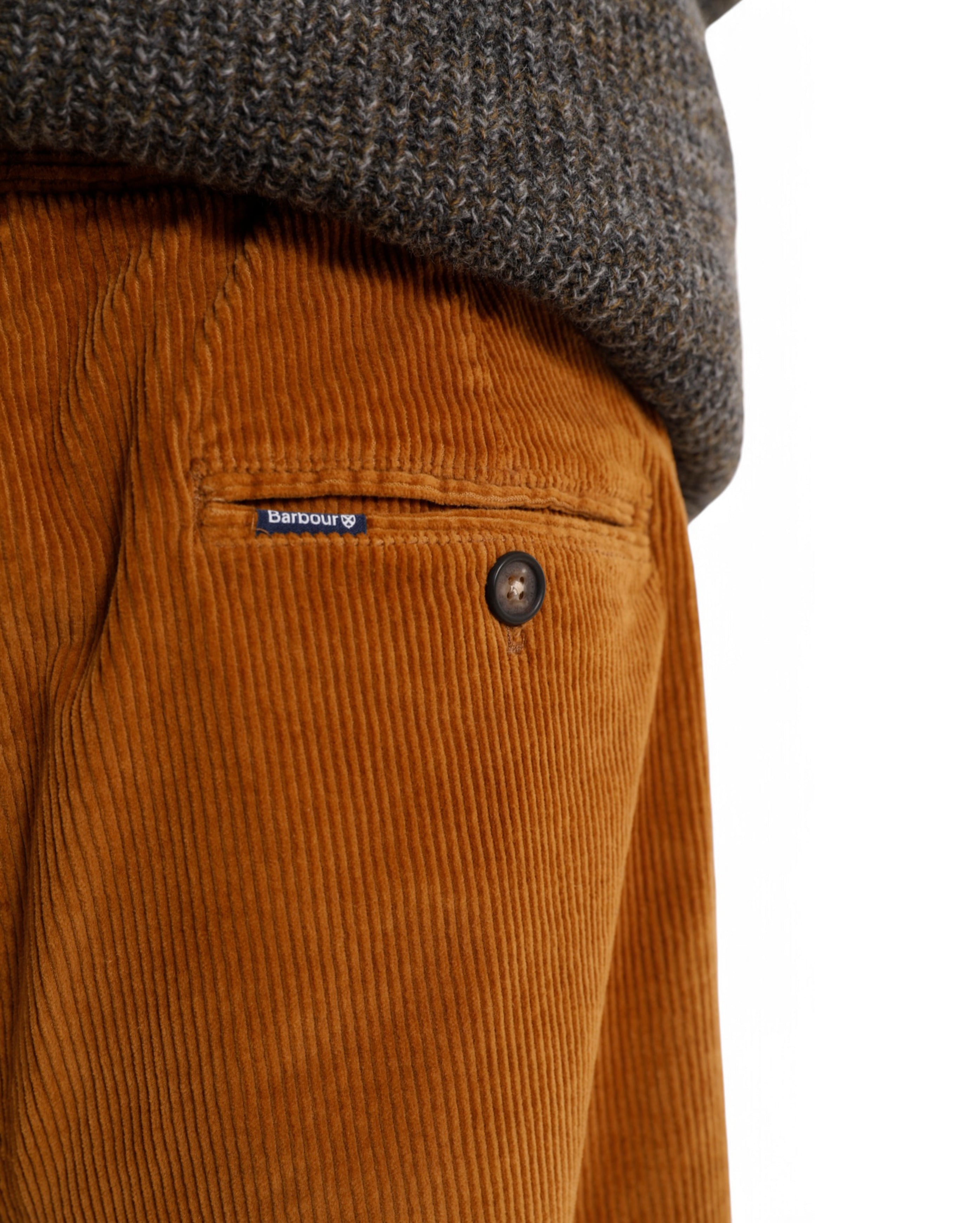 Stretch Cord Relaxed Fit Trouser Dark Honey - Starcowparis