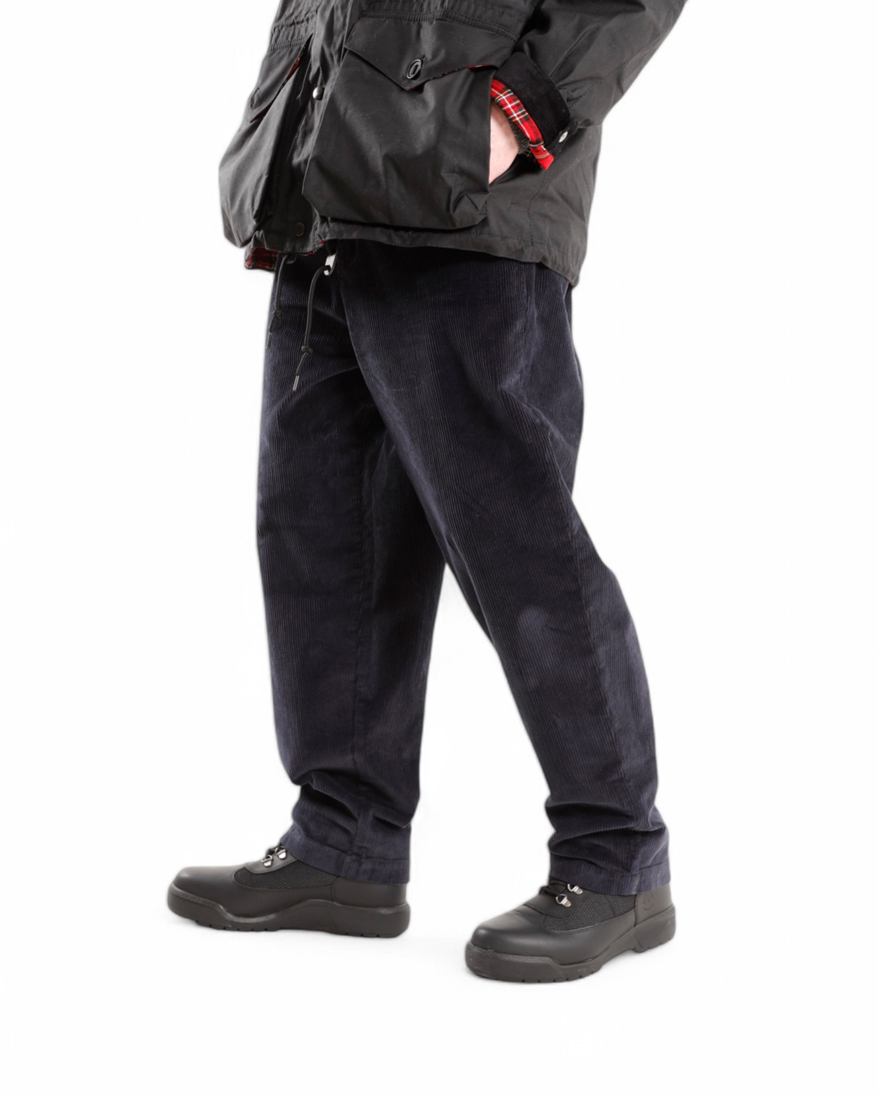 Stretch Cord Relaxed Fit Trouser Dark Navy - Starcowparis - 2