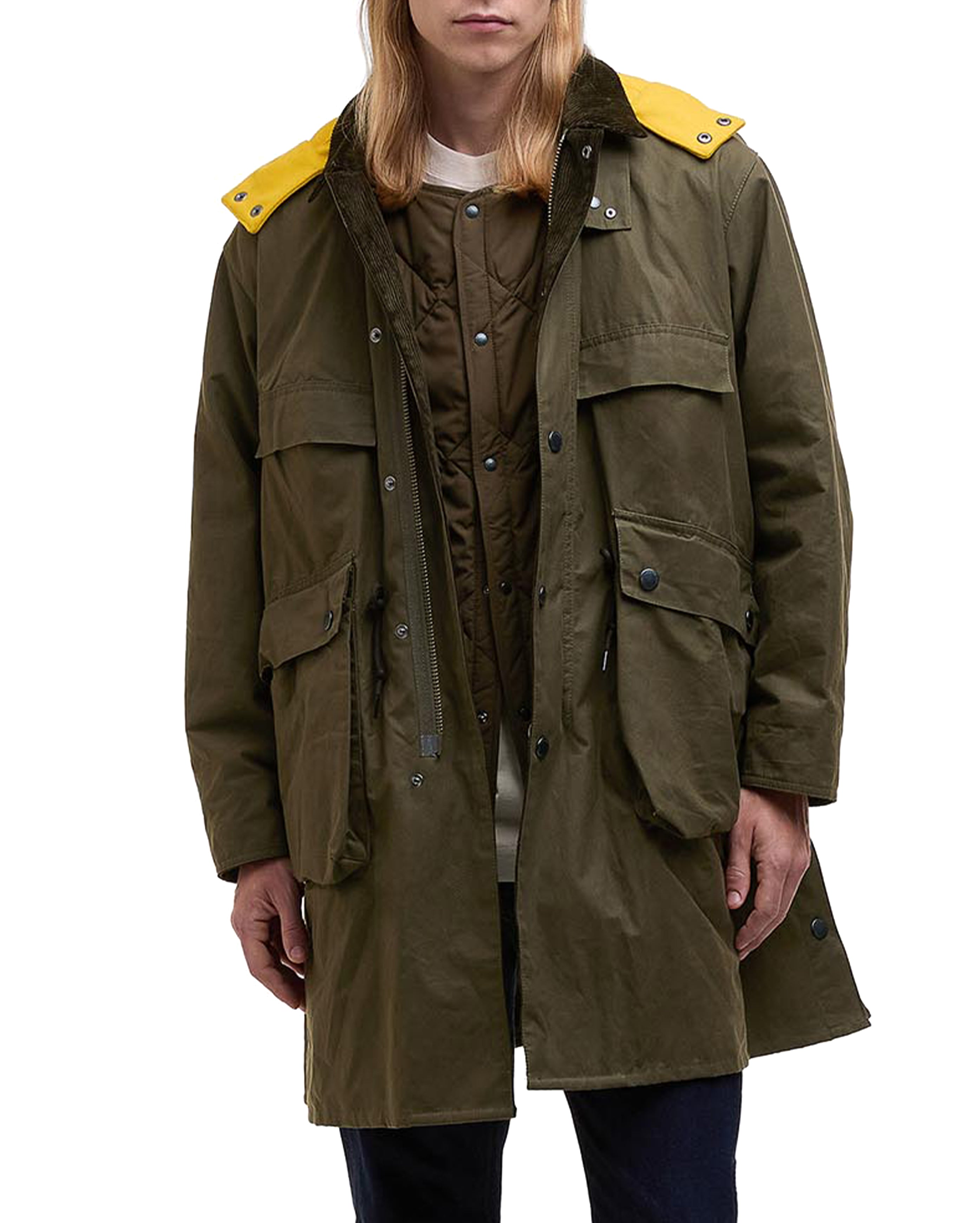 x Kaptain Sunshine Bedale Casual Field Coat Khaki Brown - Starcowparis - 2