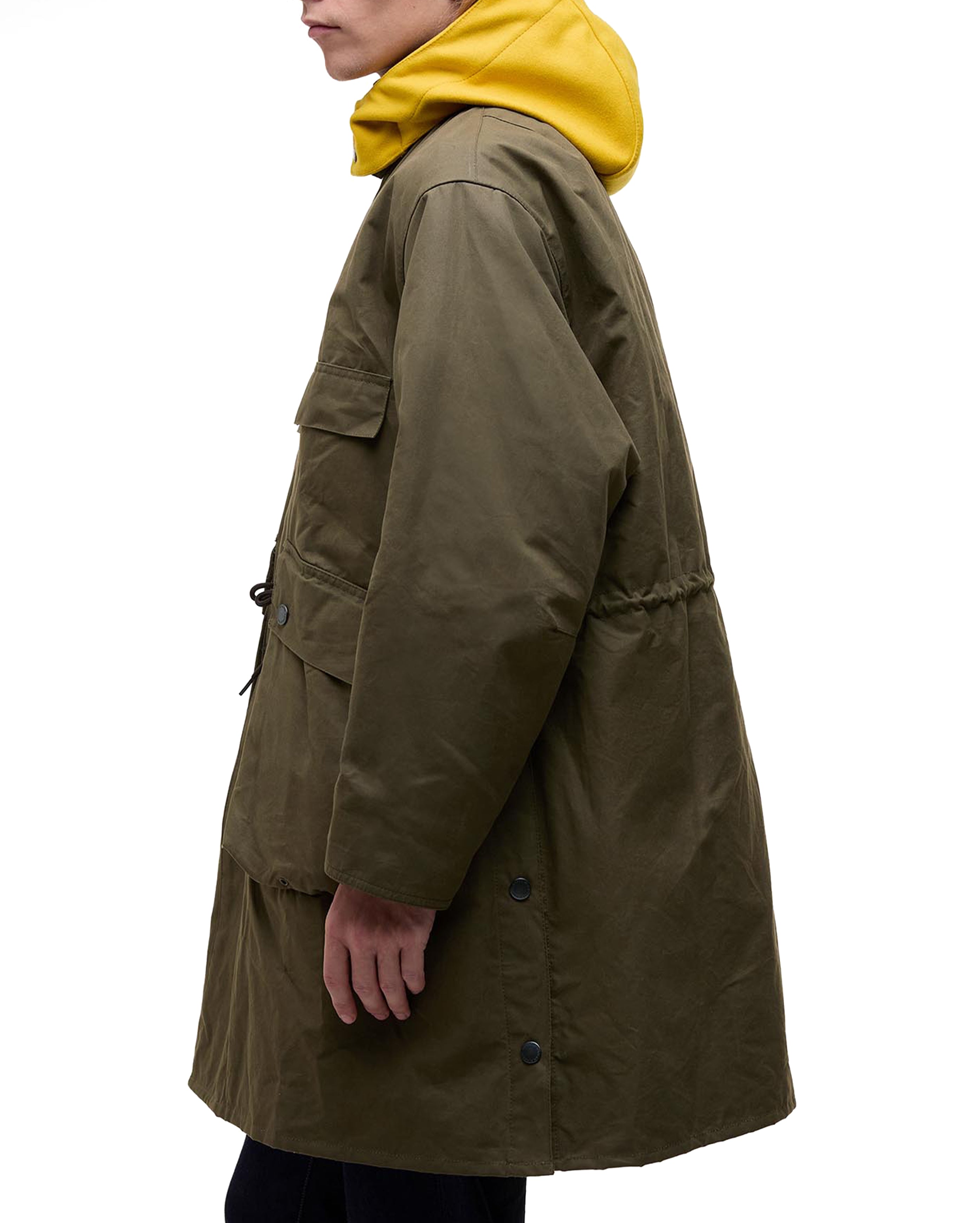 x Kaptain Sunshine Bedale Casual Field Coat Khaki Brown - Starcowparis - 3