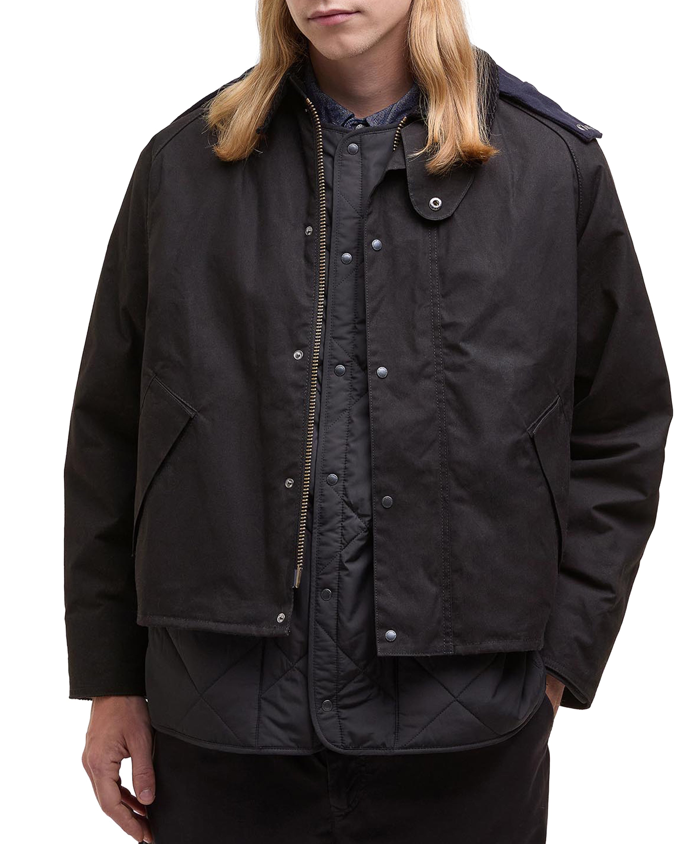 x Kaptain Sunshine Short Cruiser Casual Jacket Black - Starcowparis - 2