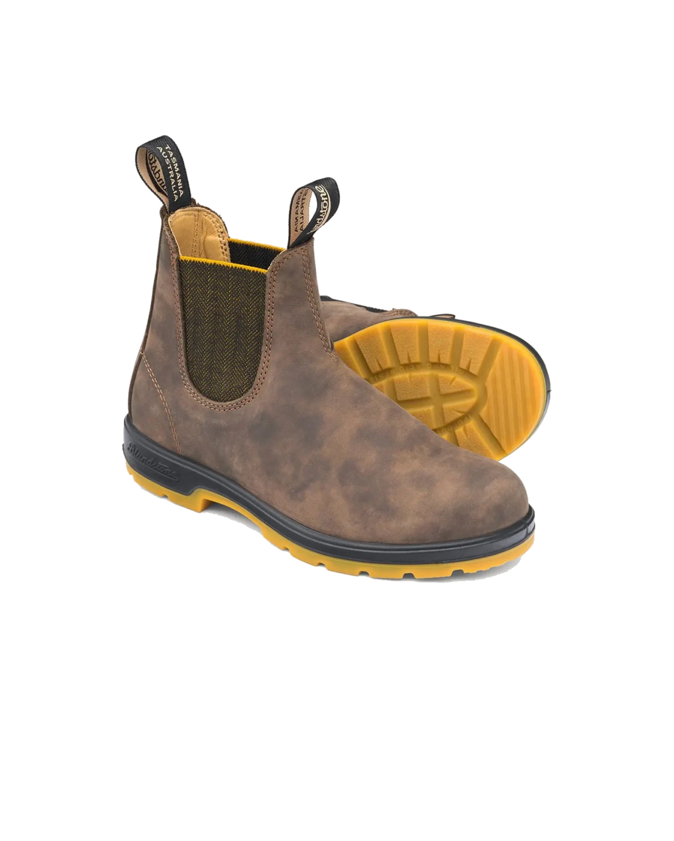 Classic Chelsea Boots #1944 Rustic Brown Mustard - Starcowparis - 2
