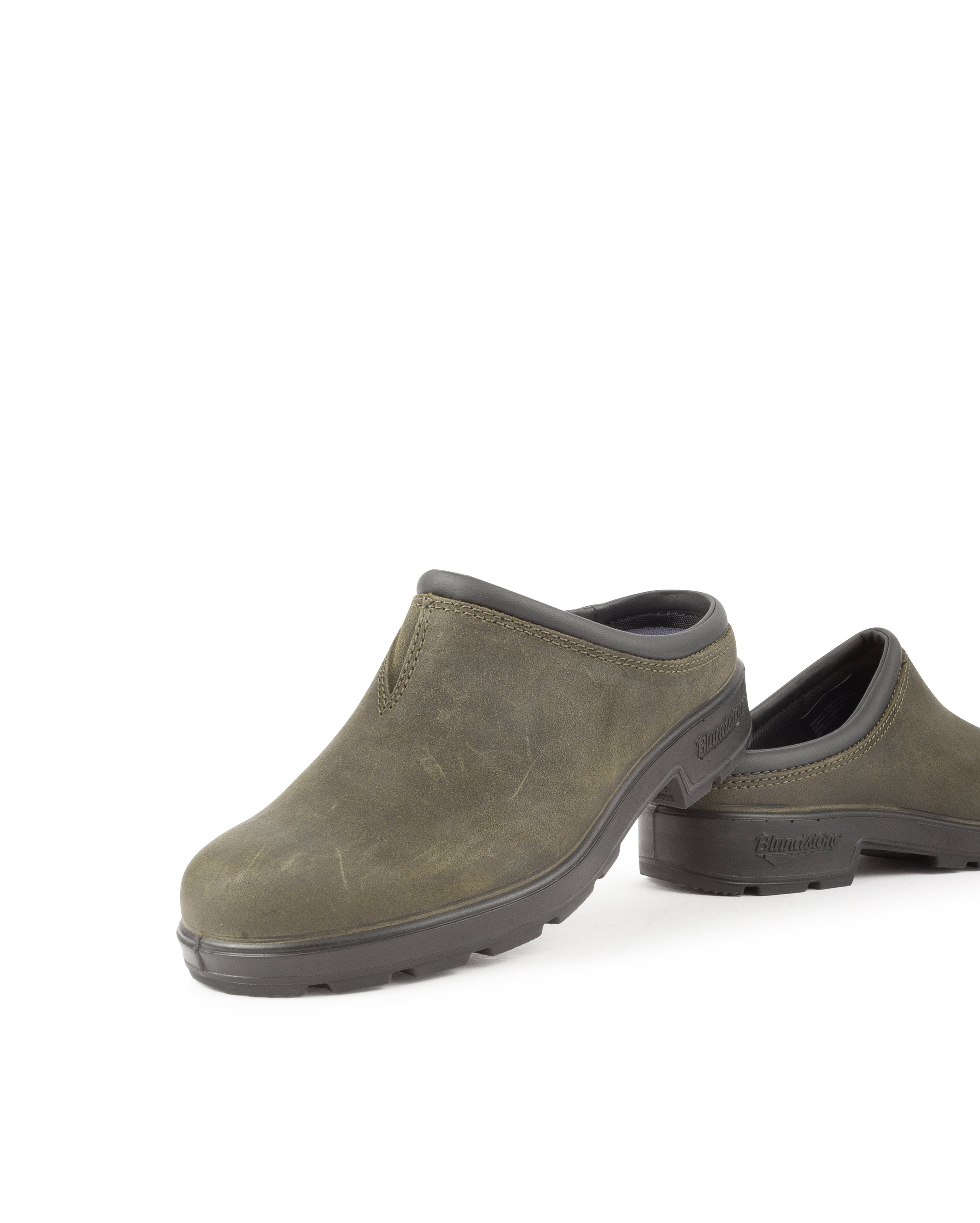 Original Clog #2423 Waxed Suede Dark Olive - Starcowparis - 4