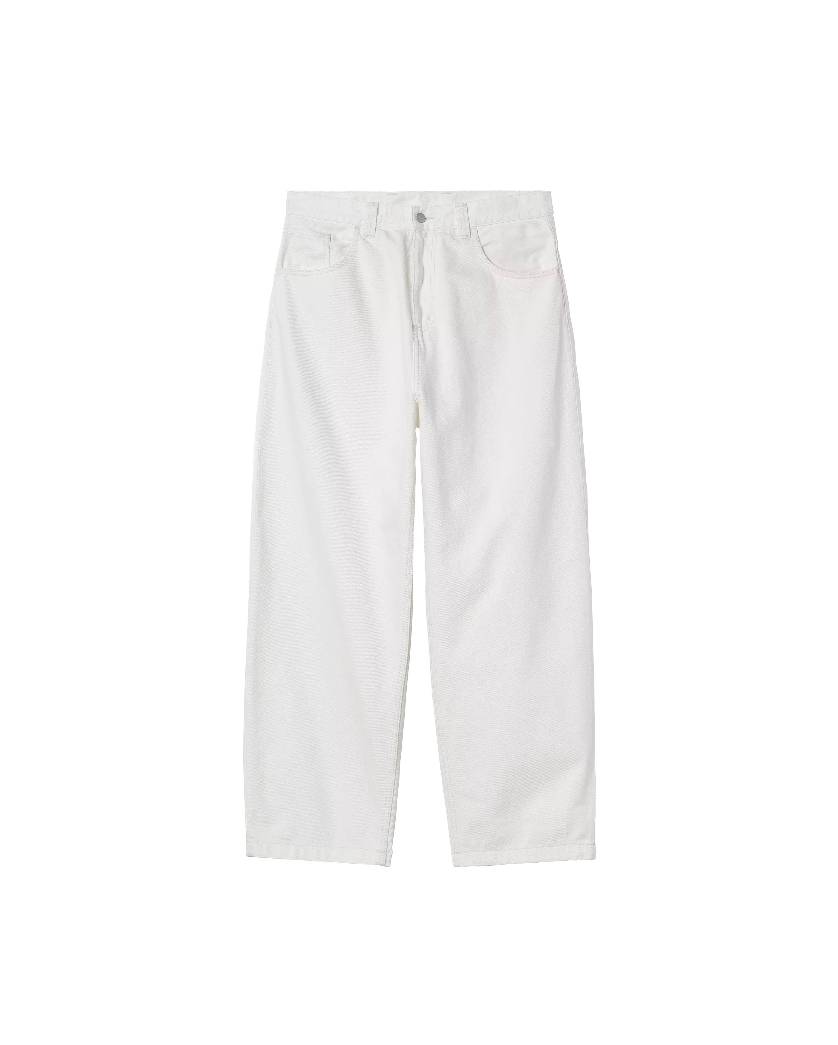 Carhartt WIP-Pantalon Brandon White Rinsed-Starcowparis