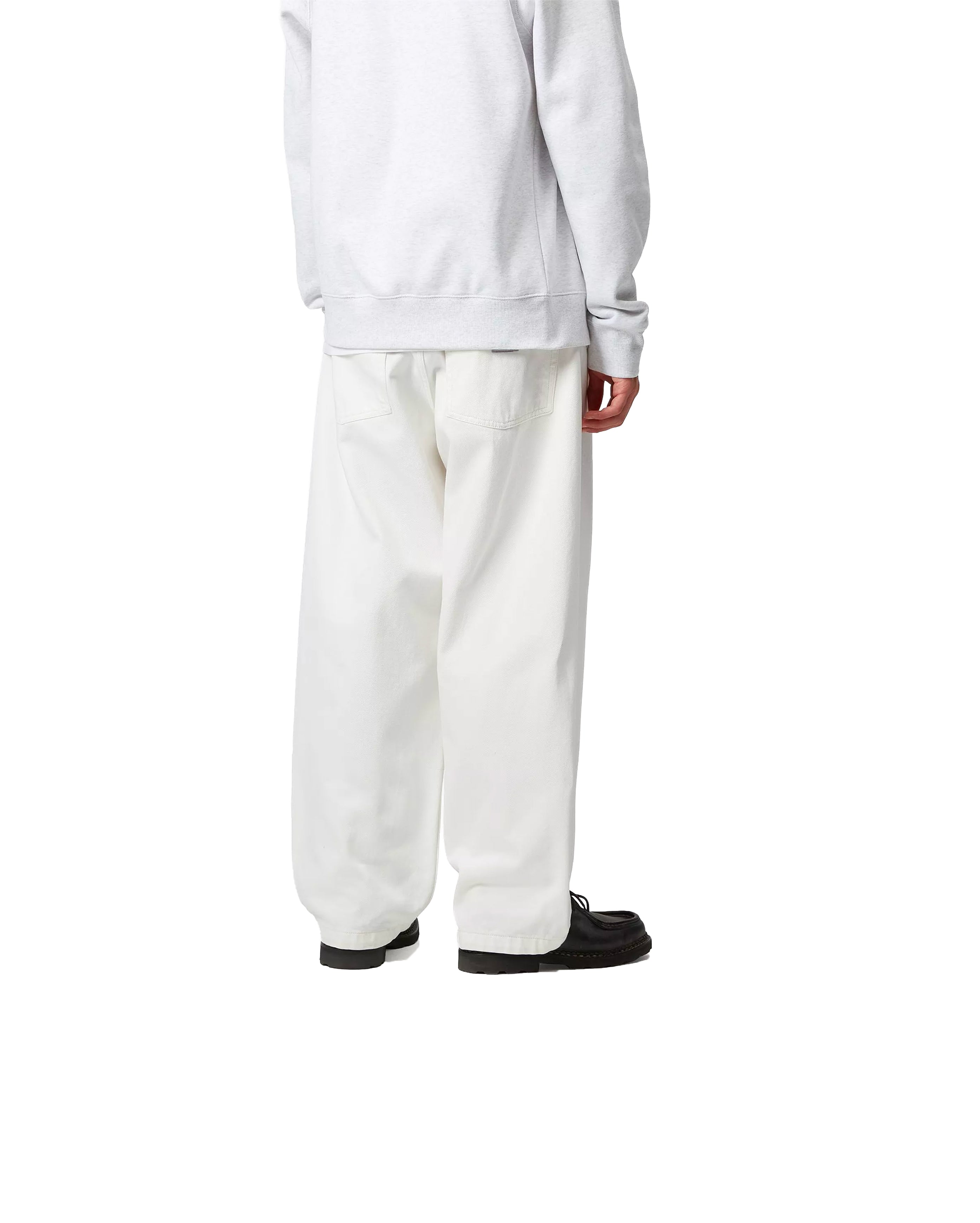 Carhartt WIP-Pantalon Brandon White Rinsed-Starcowparis