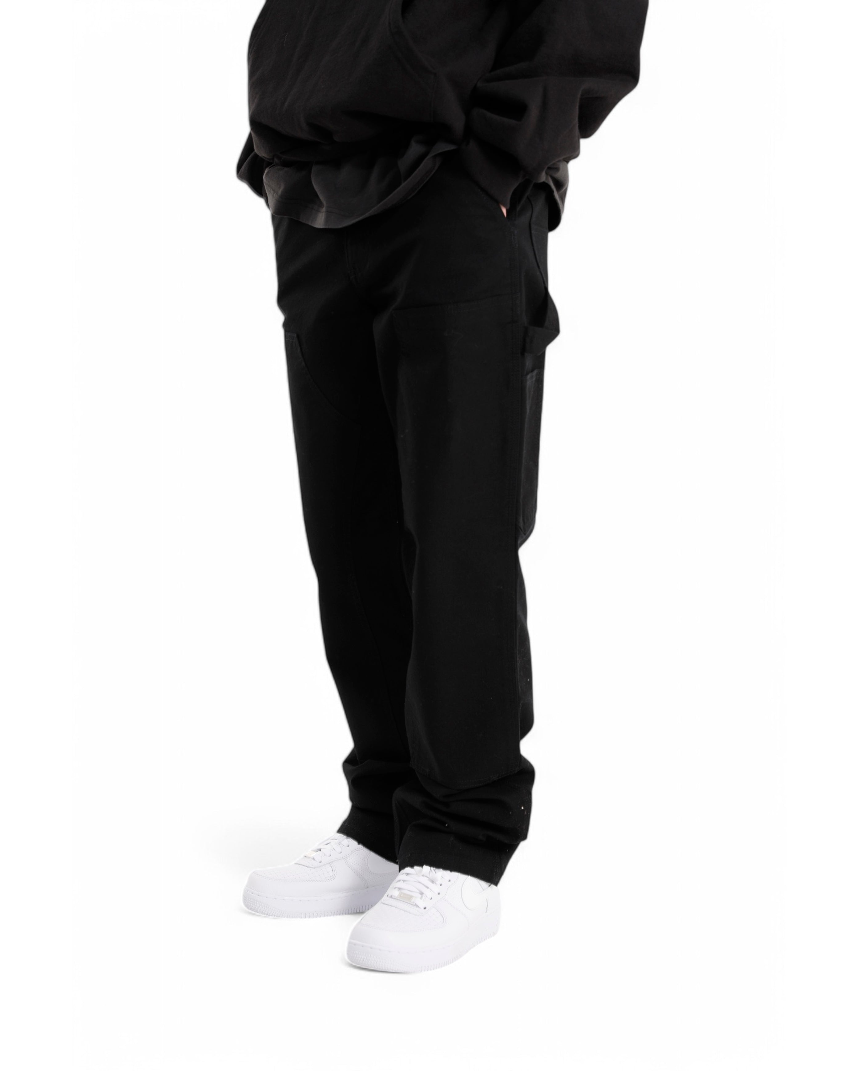 Double Knee Front Pant Black - Starcowparis - 3