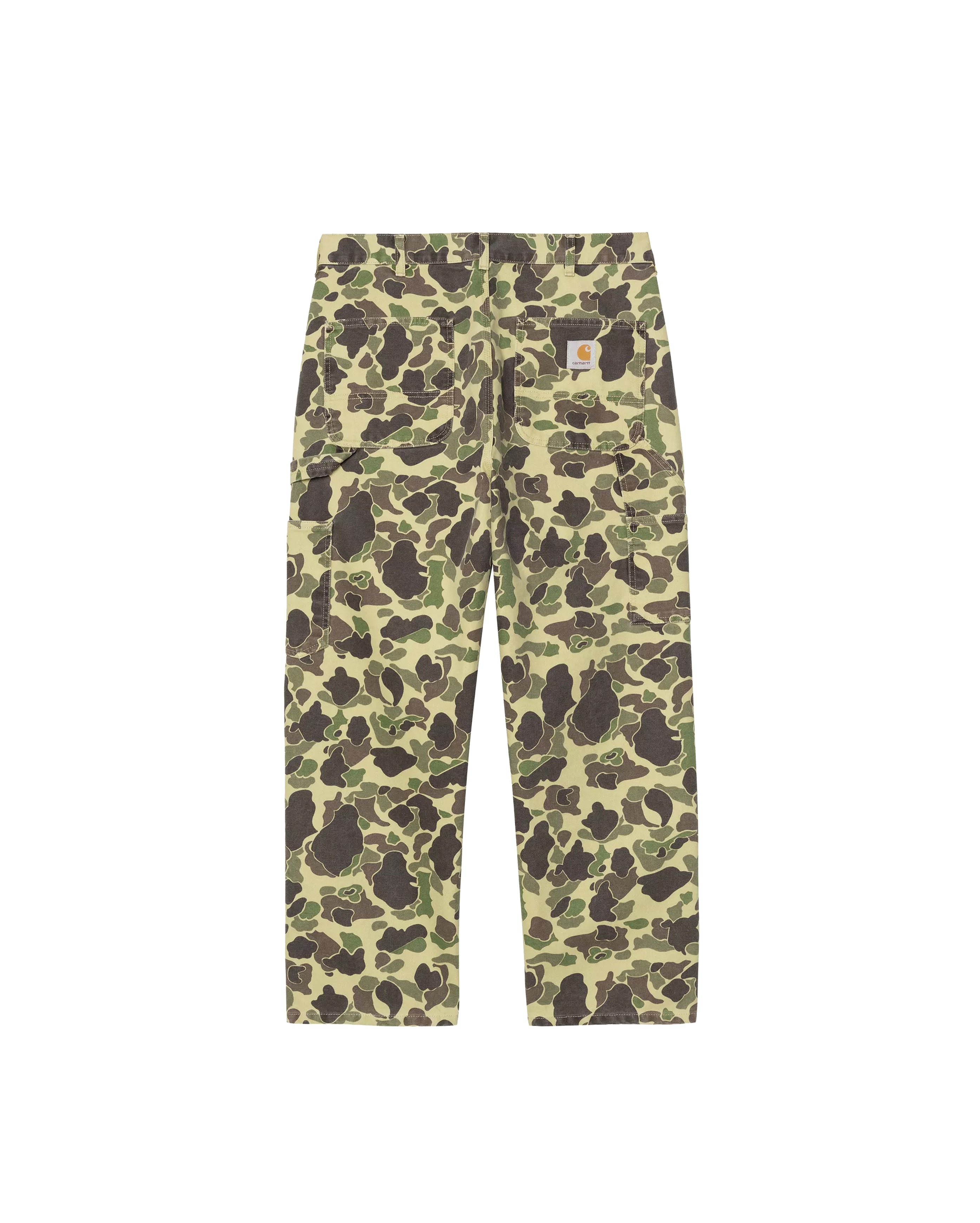 Duck Single Knee Pant Camo Duck Green Stone washed - Starcowparis - 2