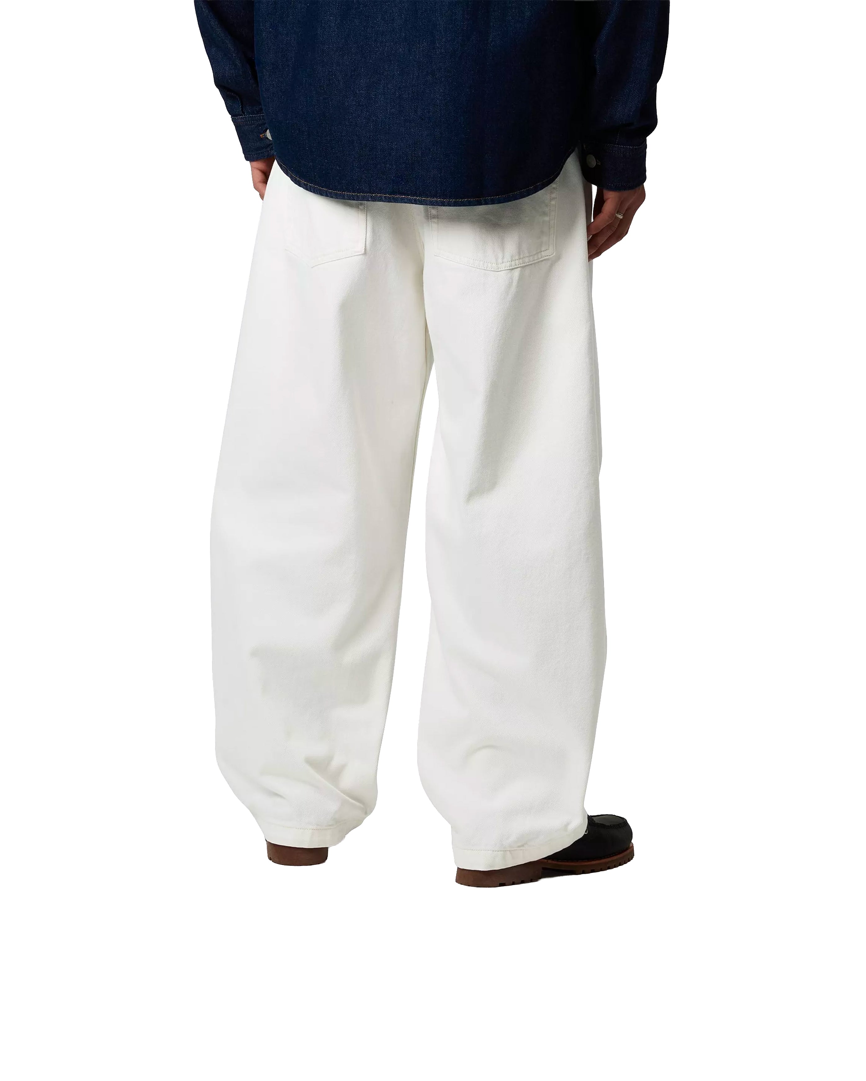 Carhartt WIP-Pantalon Brandon Smith Denim White Rinsed-Starcowparis