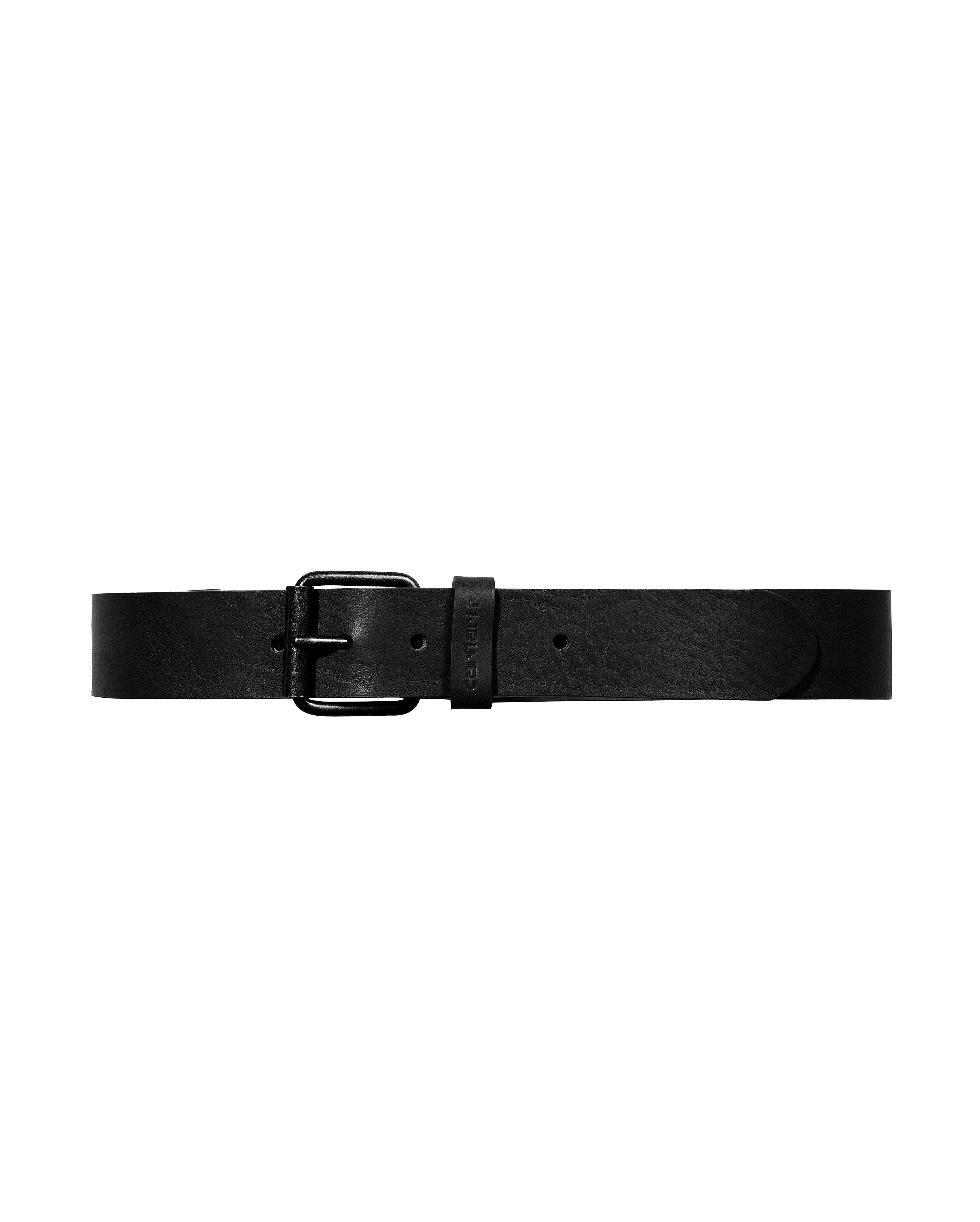 Script Leather Black Belt - Starcowparis - 1