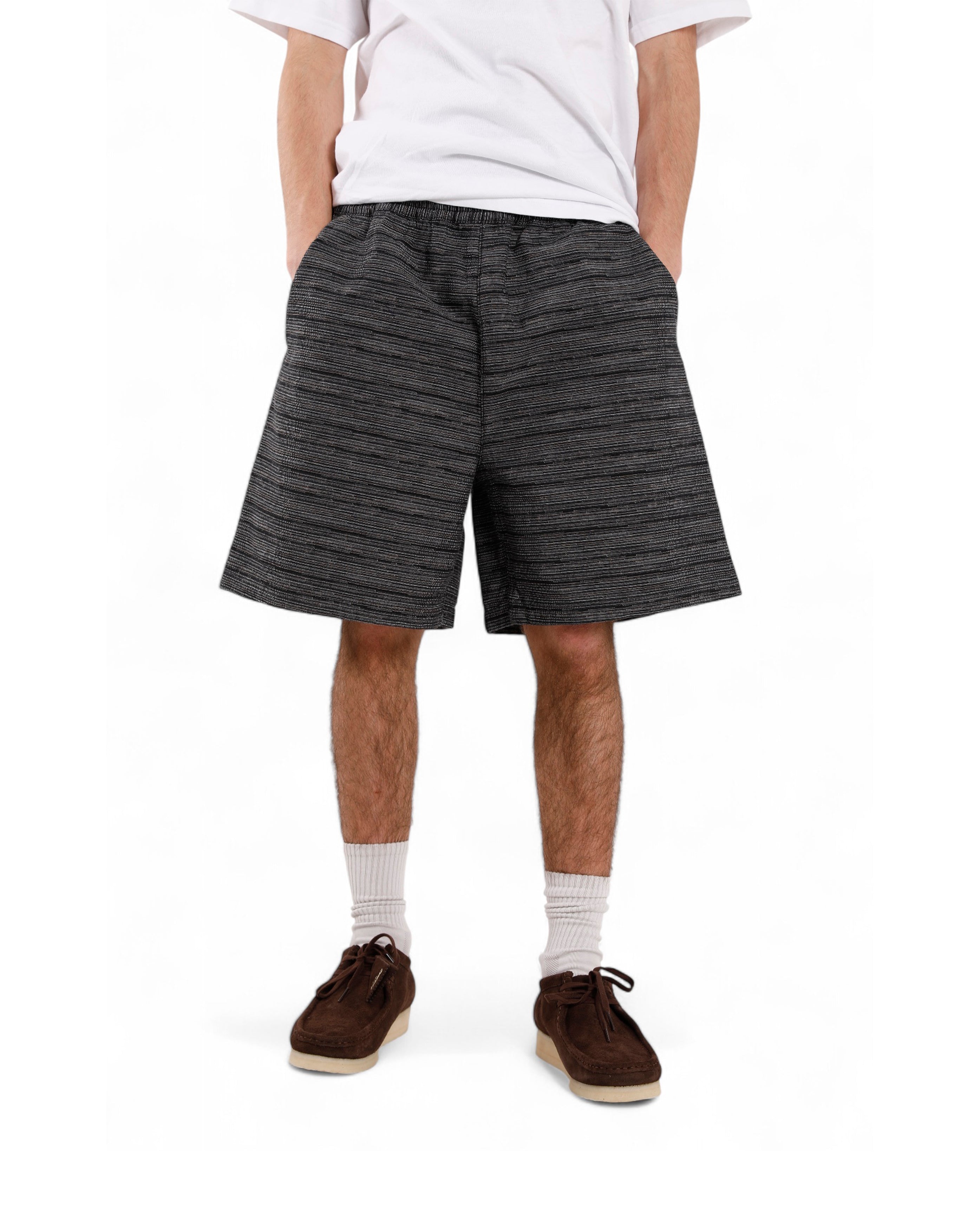 Gellar Short Stripe Black Rinsed - Starcowparis - 1