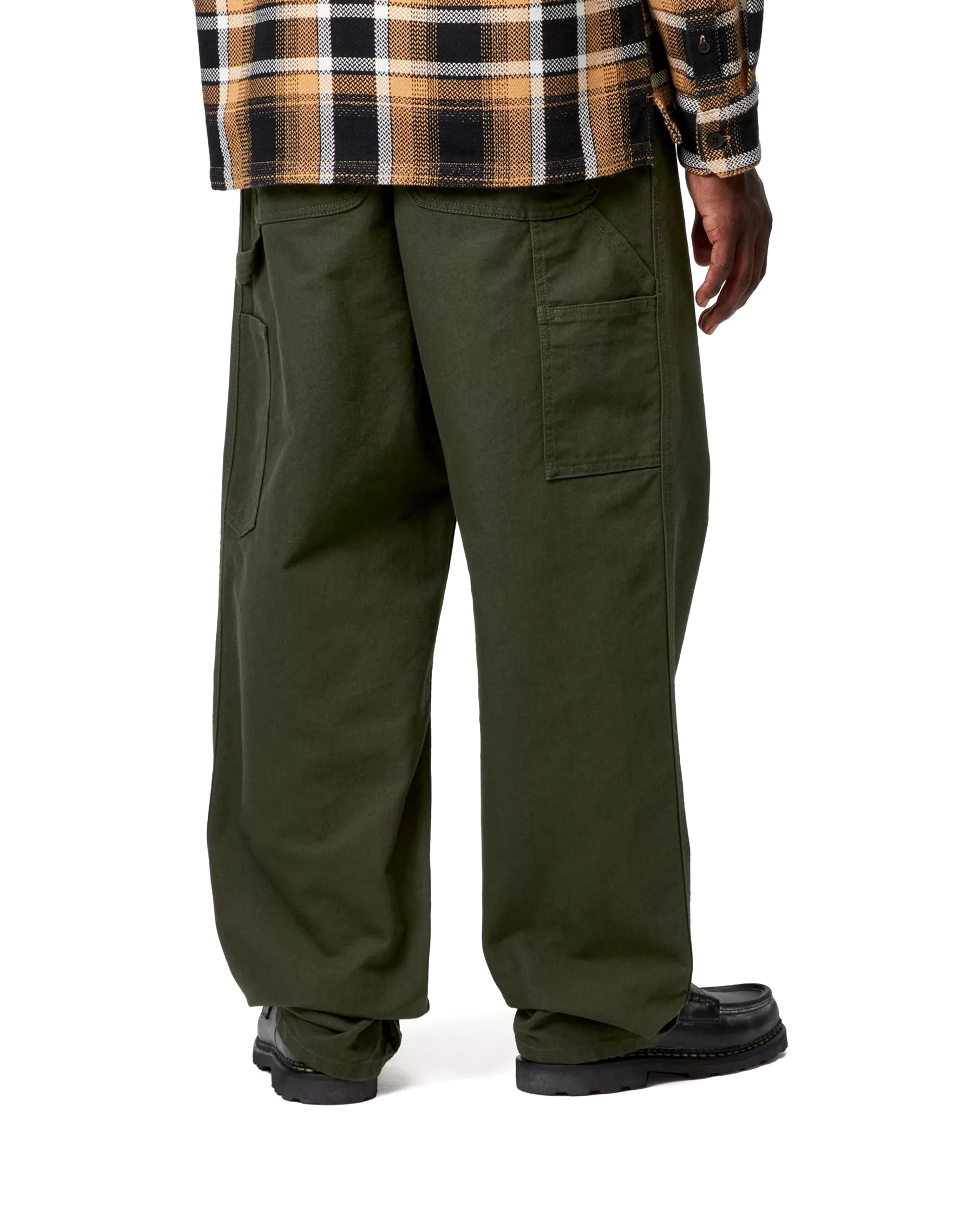 Single Knee Pant Olive Rinsed