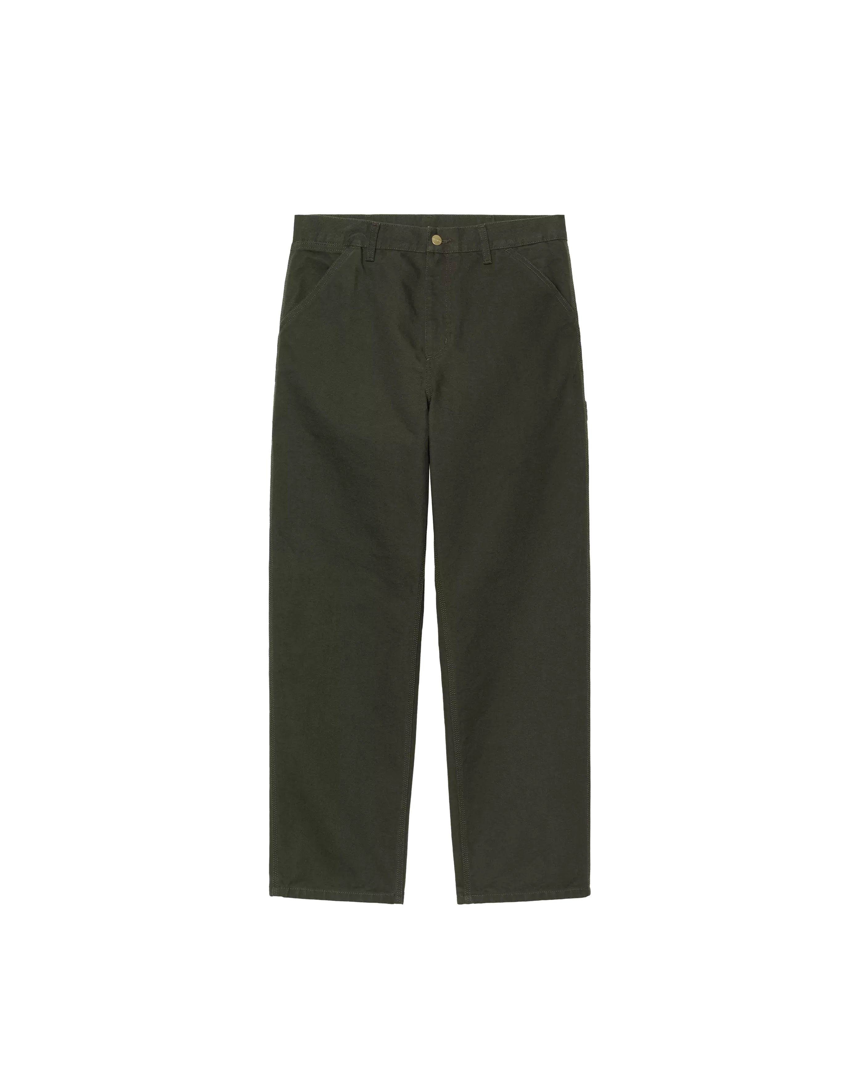 Single Knee Pant Olive Rinsed