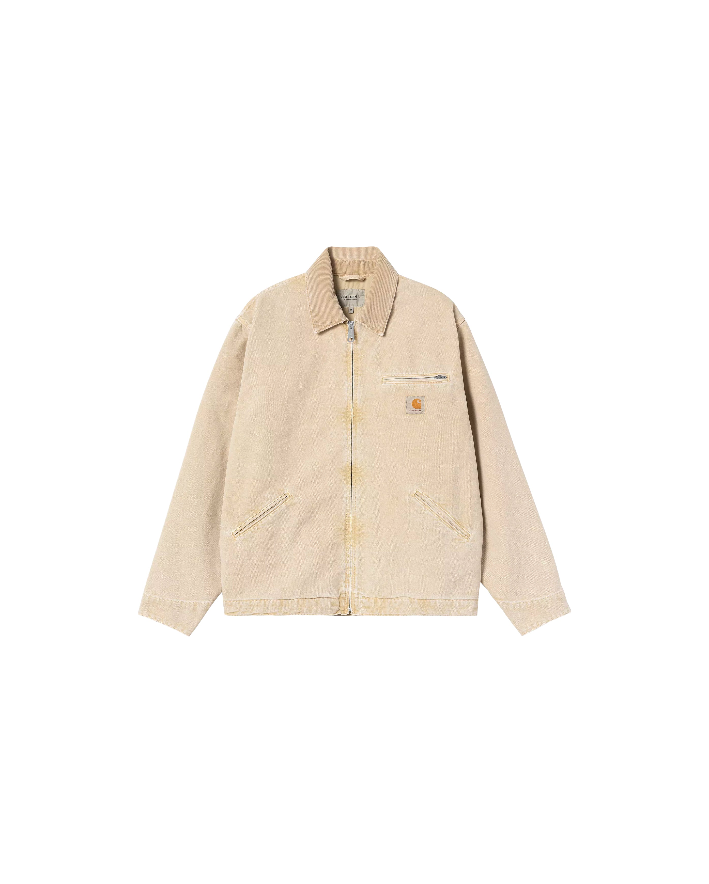 Carhartt WIP-OG Detroit Jacket Dusty H Brown Chalk Wash-Starcowparis