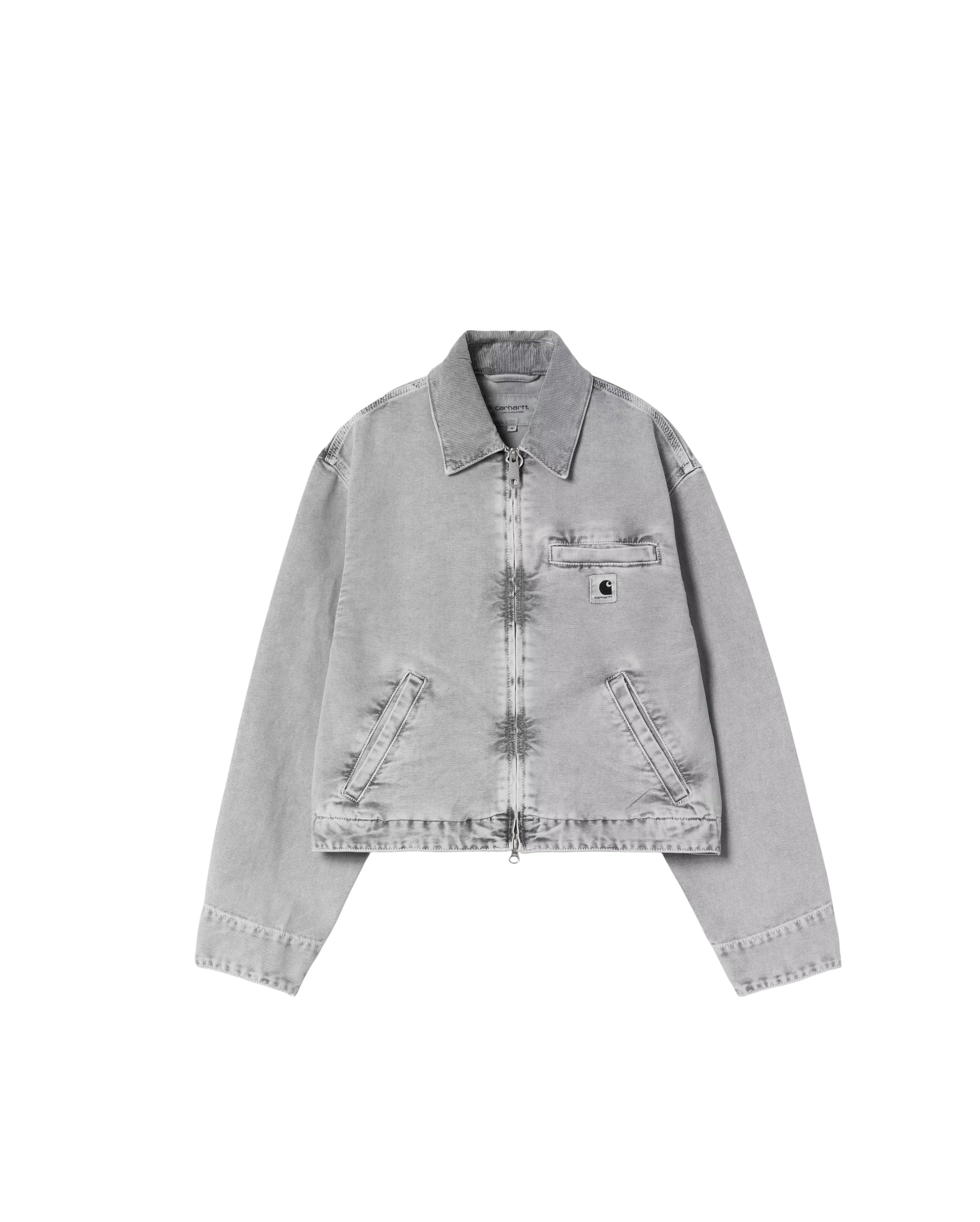 Carhartt WIP-W' Emery Jacket Black chalk wash-Starcowparis