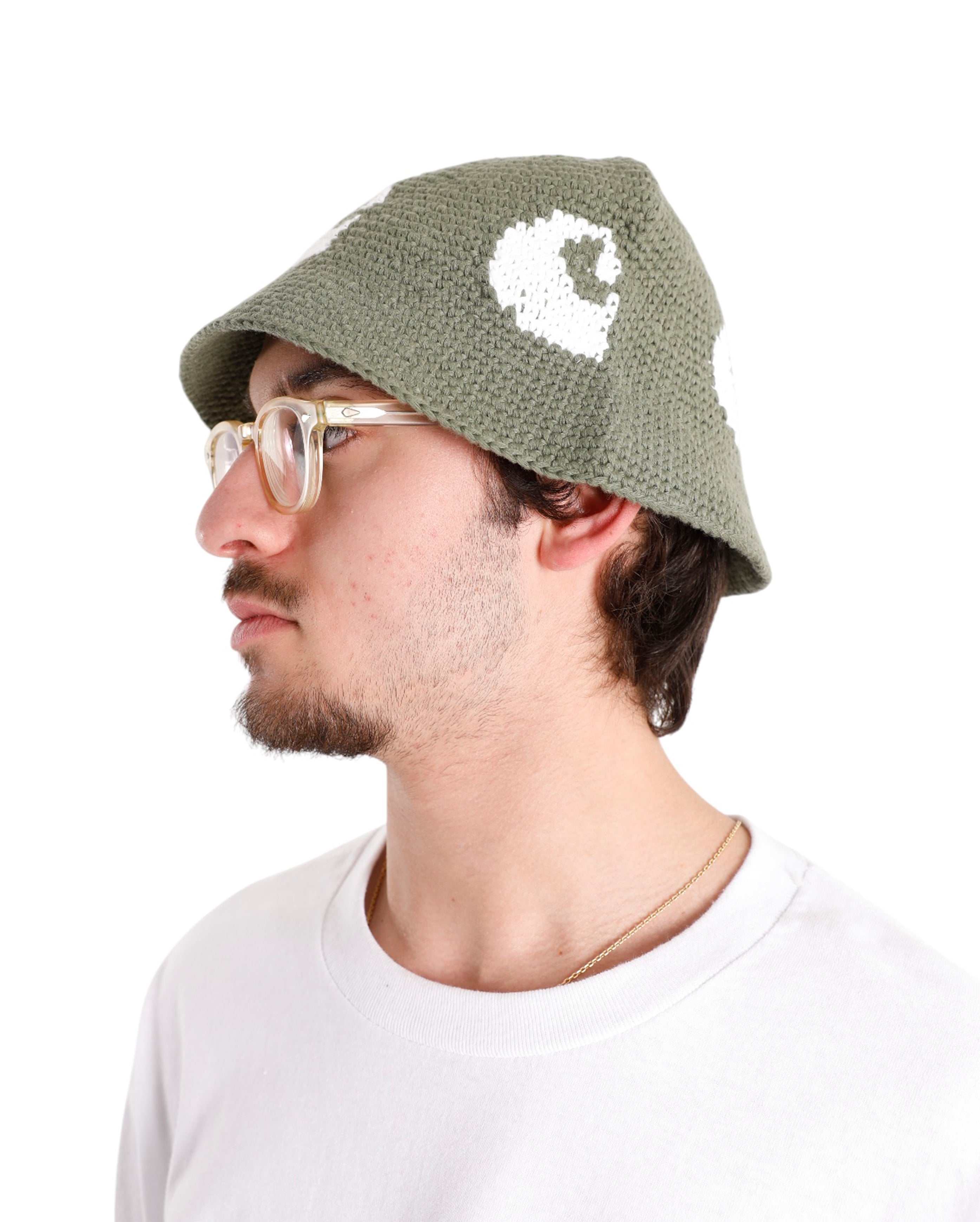 Cane Hat Dollar Green