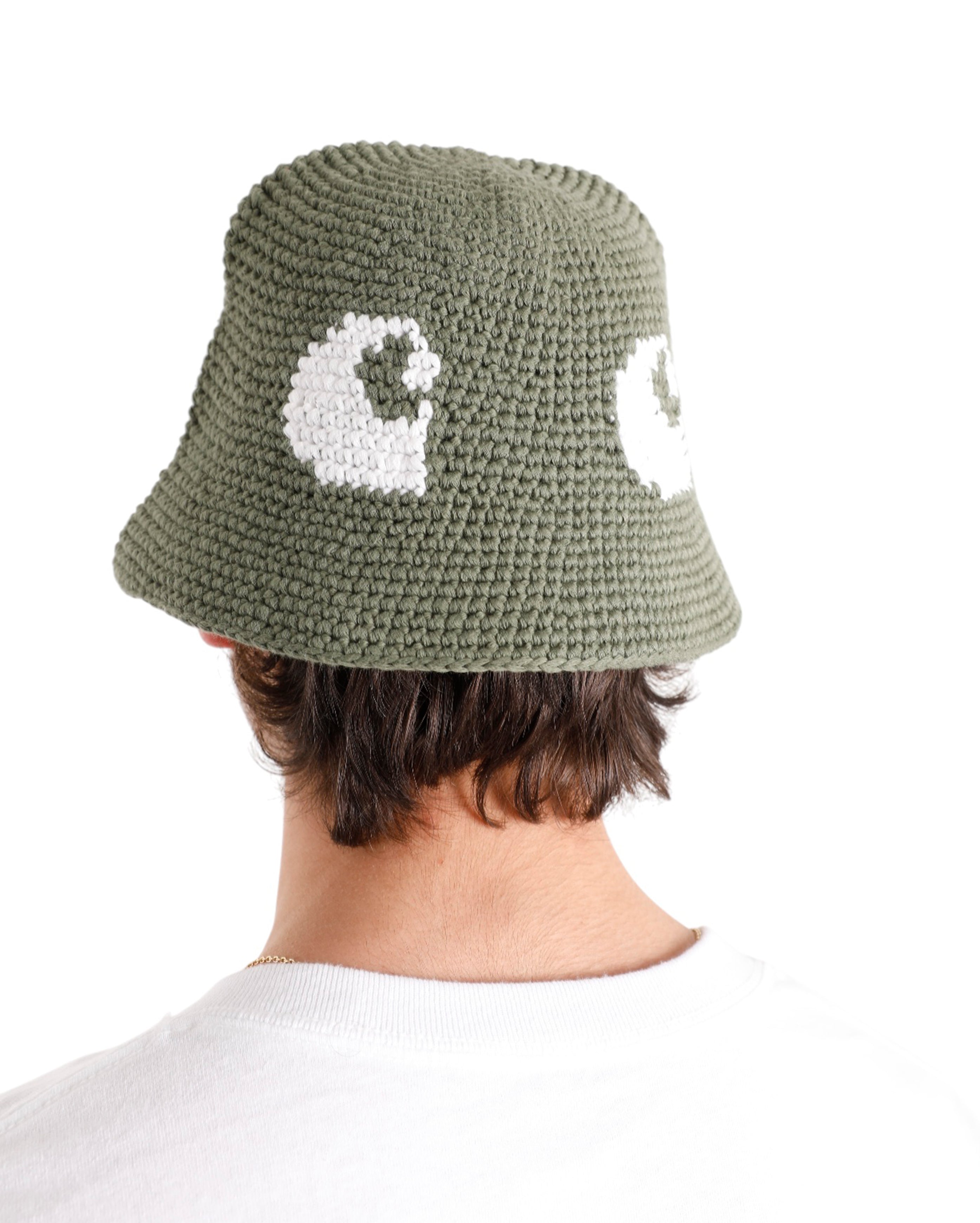 Cane Hat Dollar Green
