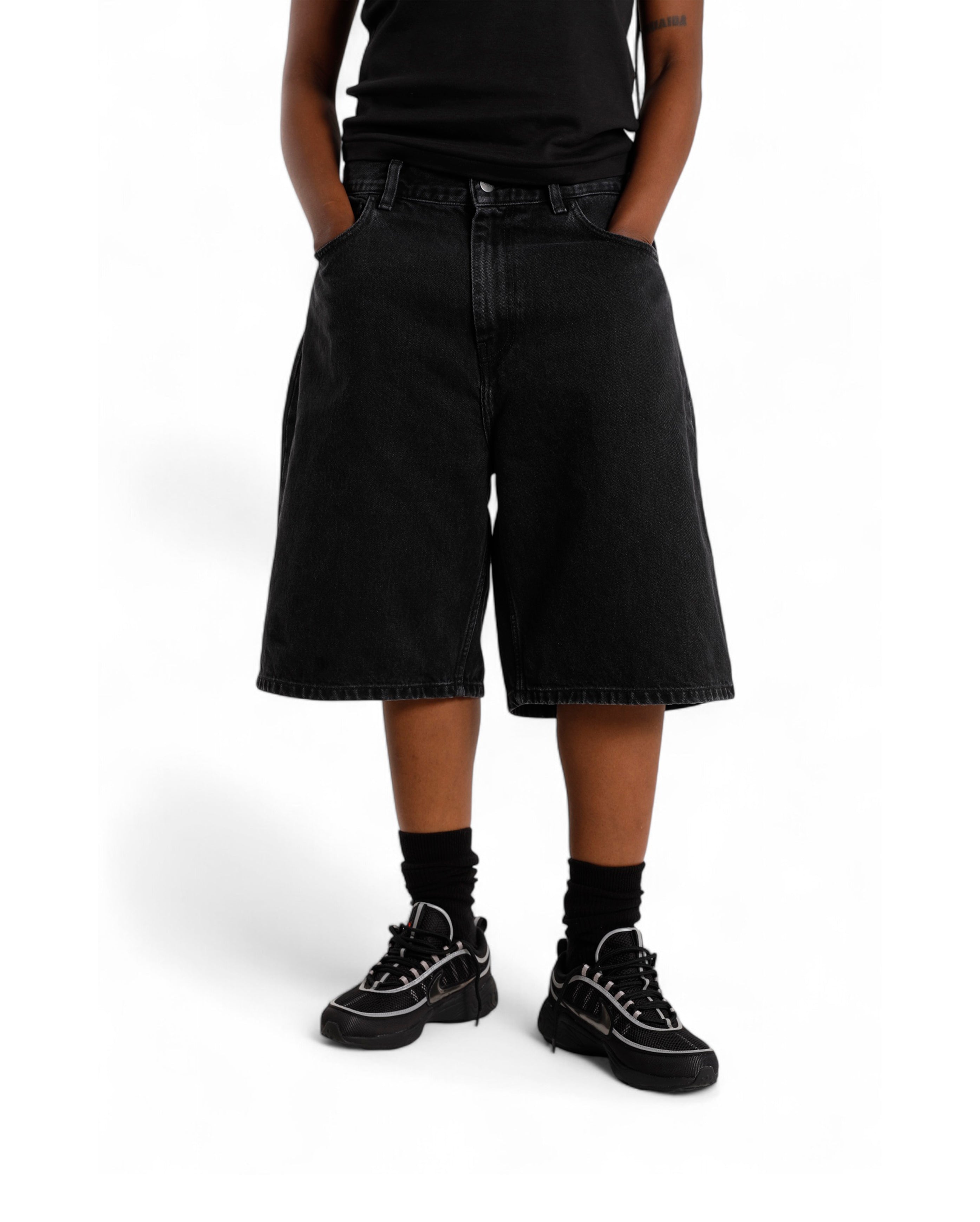 W' Brandon Short Black Stone Washed - Starcowparis - 2