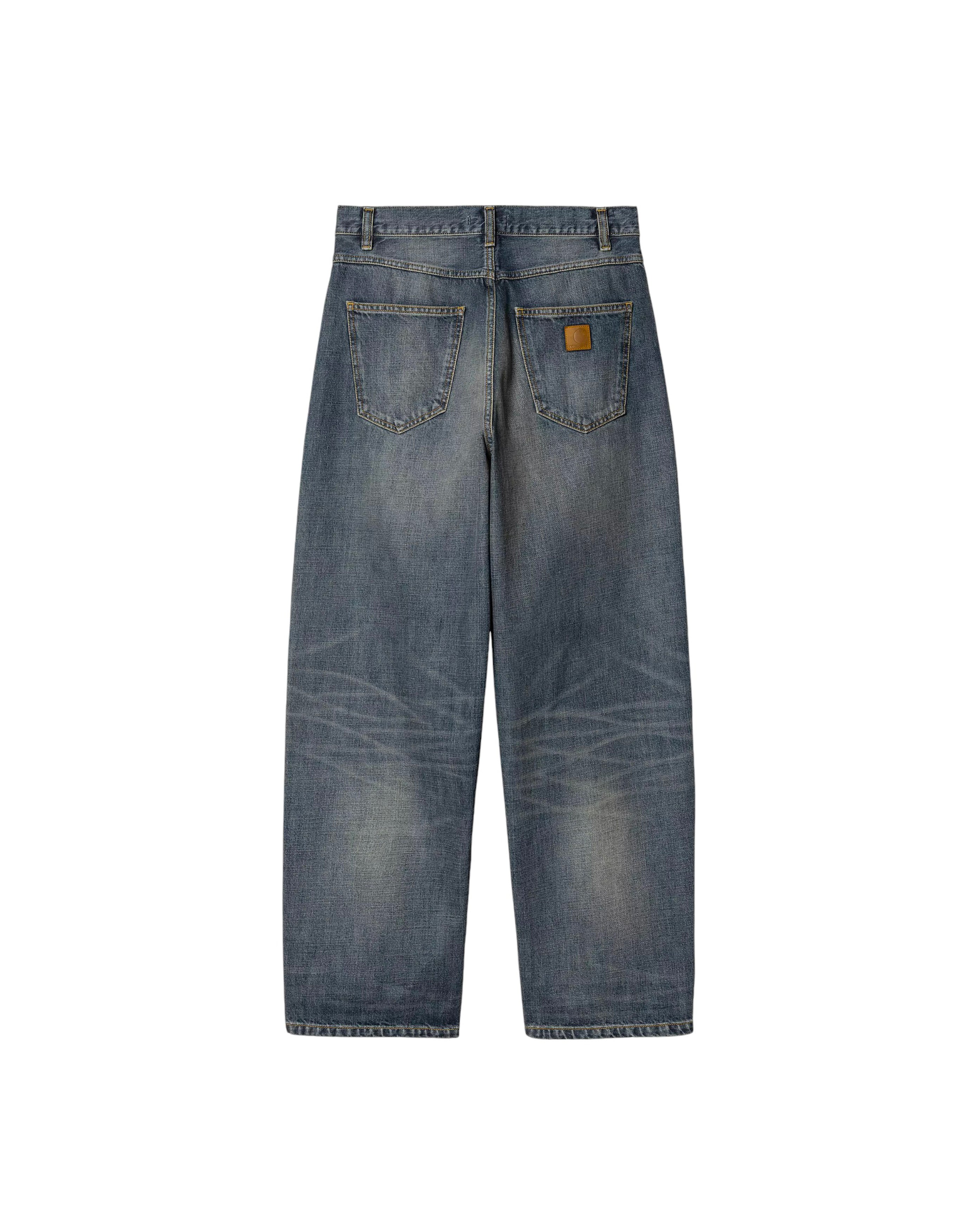 W Brandon Pant Blue Worn Used Wash - Starcowparis - 3