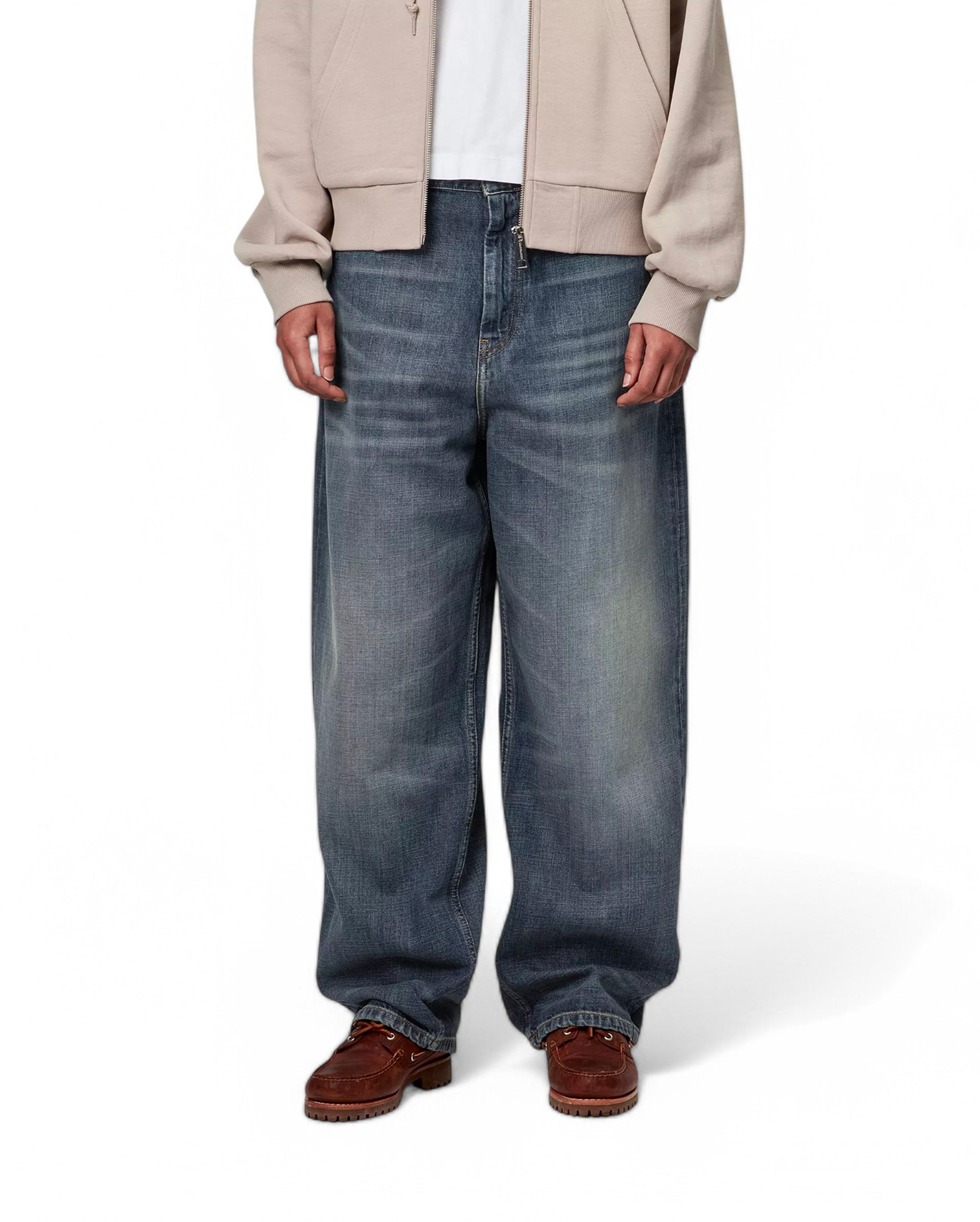 W Brandon Pant Blue Worn Used Wash - Starcowparis - 2