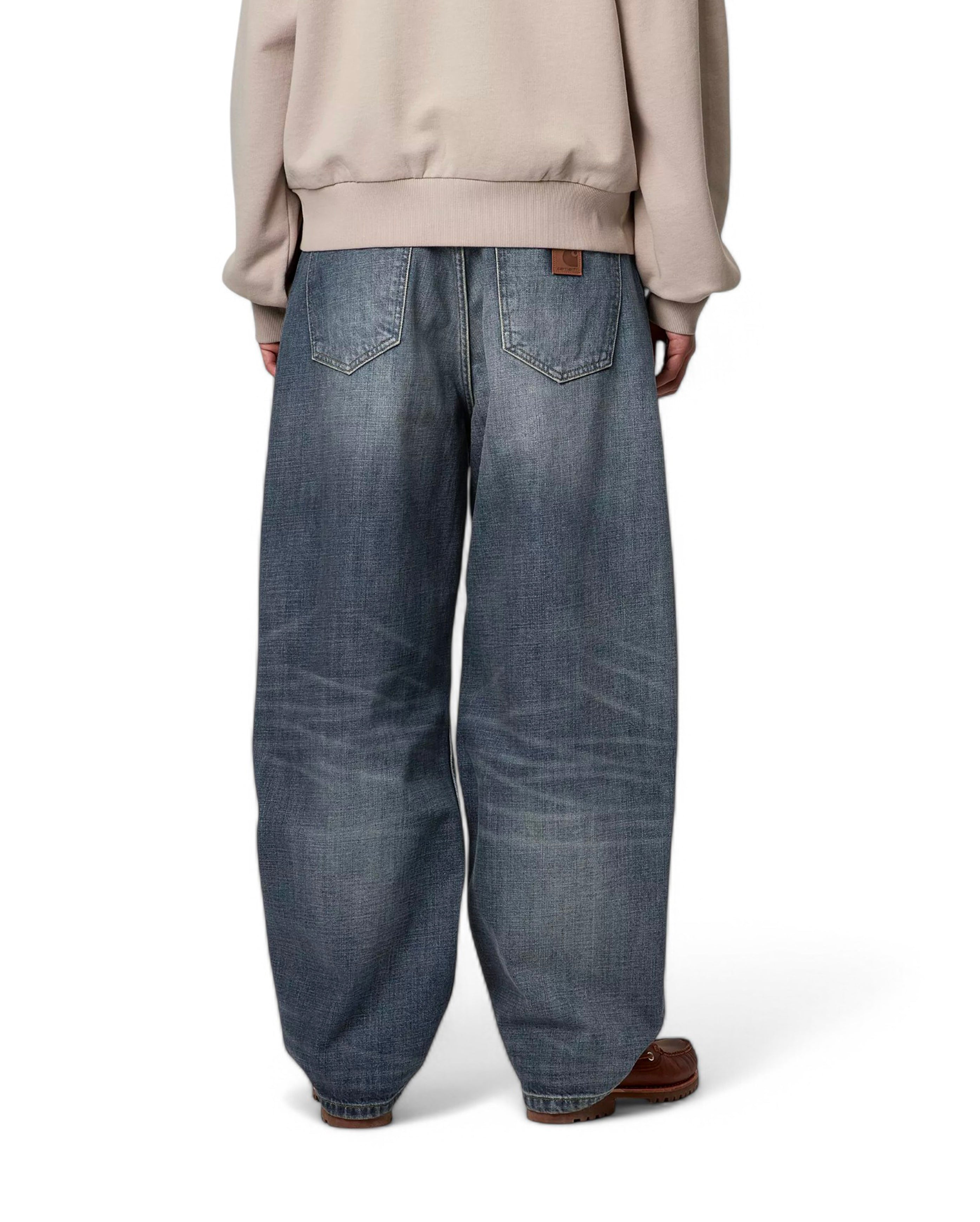 W Brandon Pant Blue Worn Used Wash - Starcowparis - 4