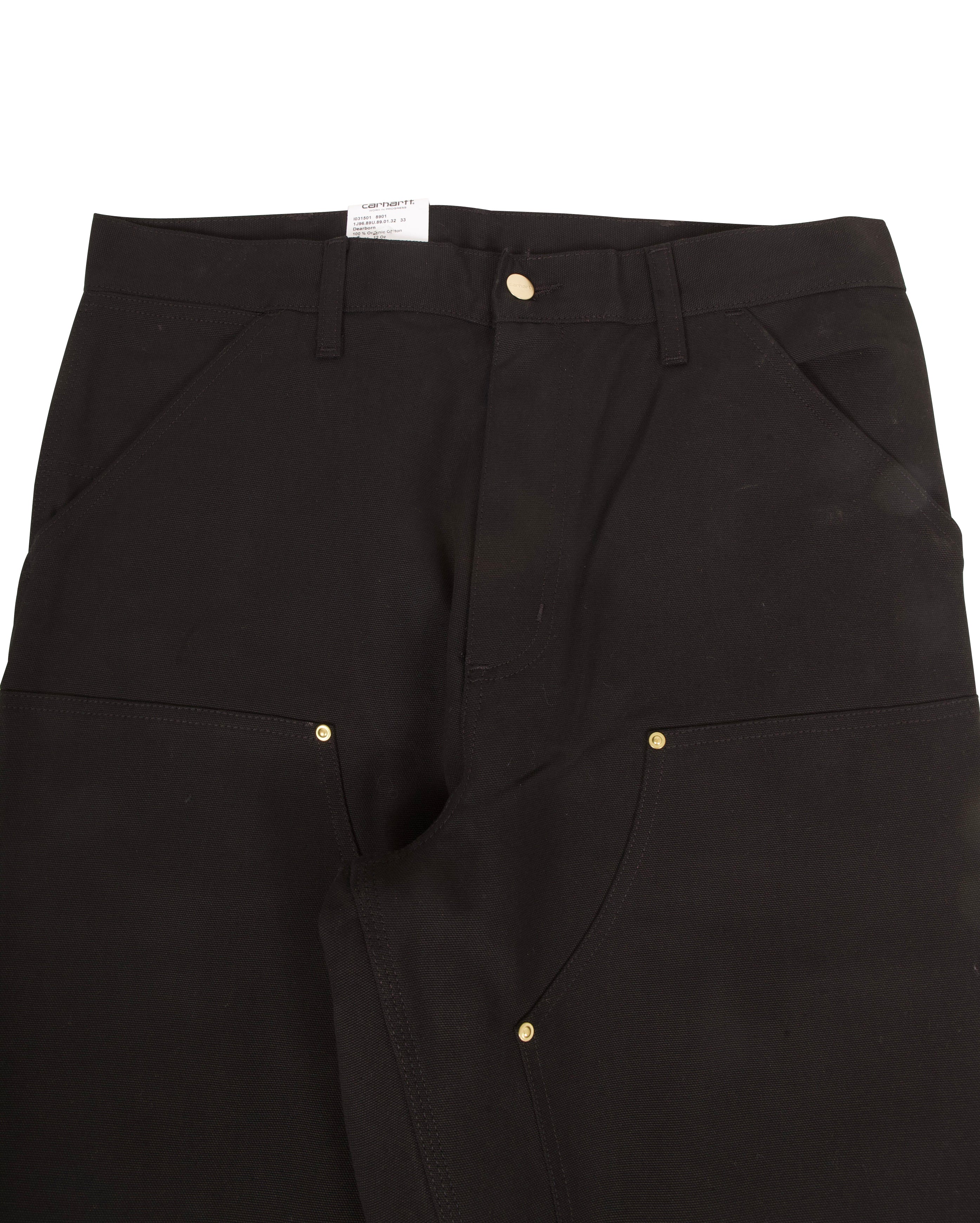 Double Knee Pant Black Rigid - Starcowparis