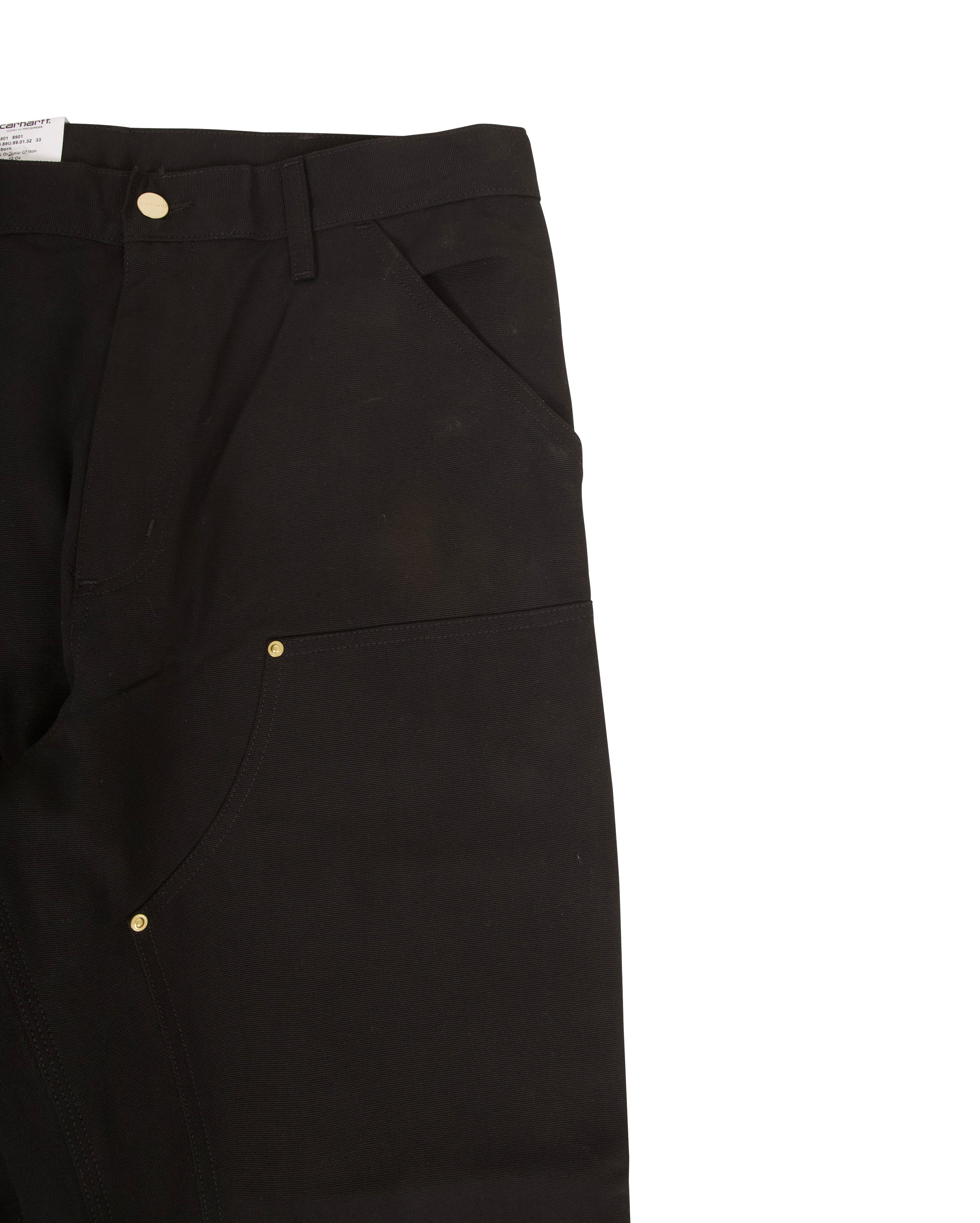 Double Knee Pant Black Rigid - Starcowparis