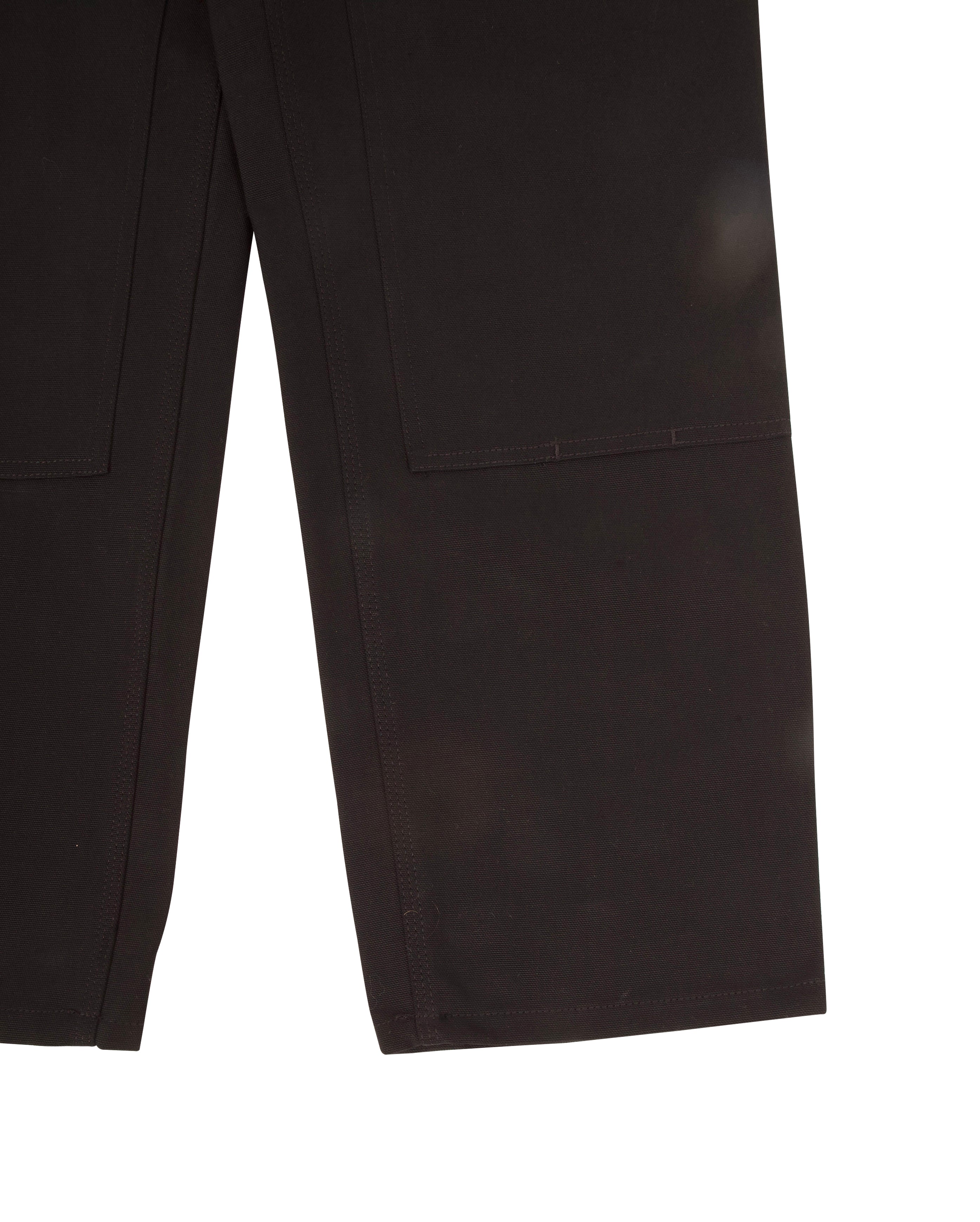 Double Knee Pant Black Rigid - Starcowparis