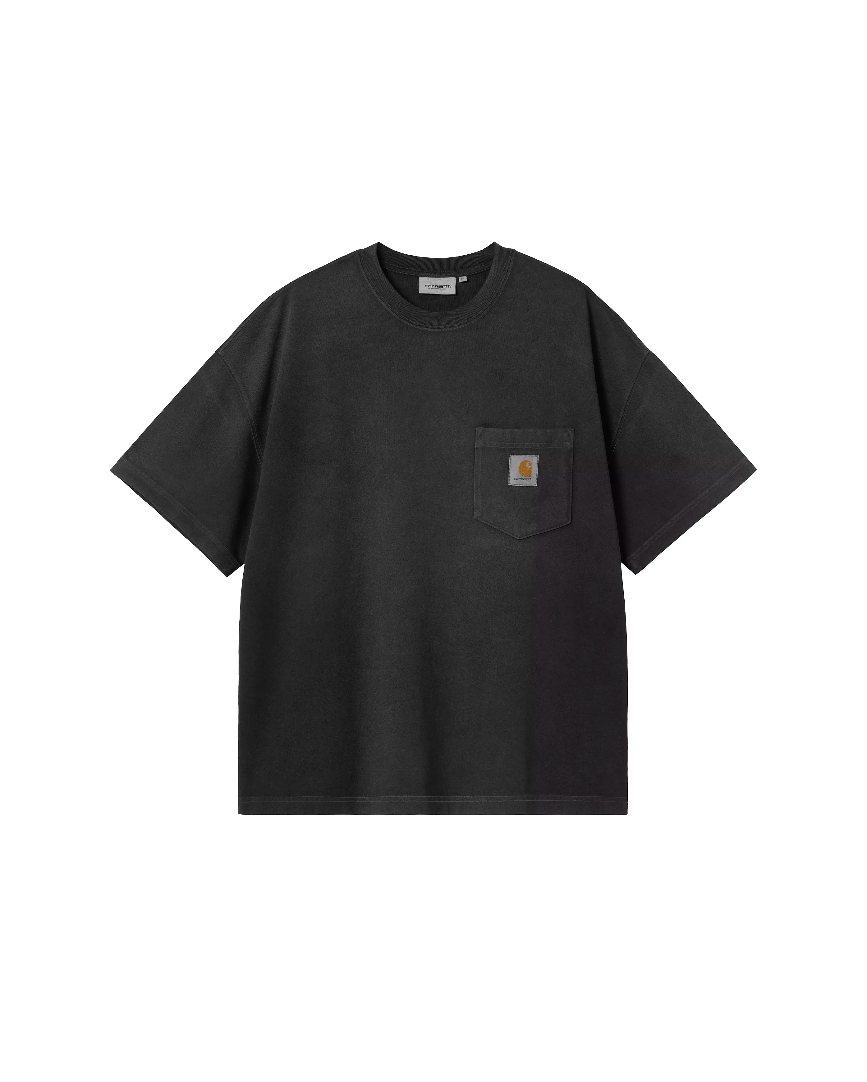 Tee Shirt Hudson Pocket Black Chalk Wash - Starcowparis - 1